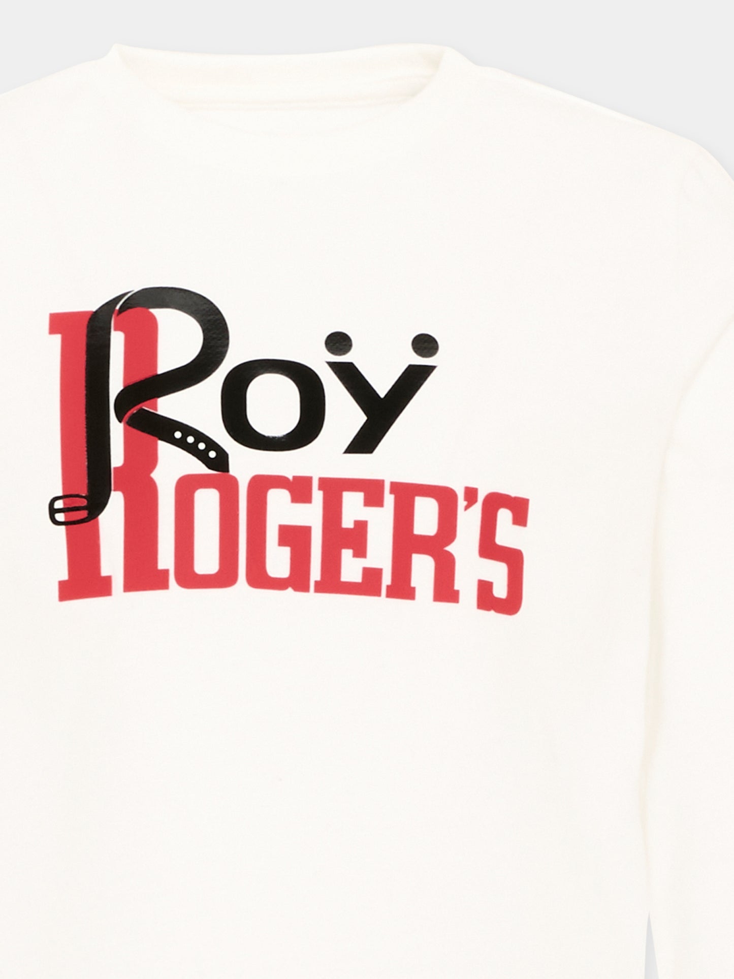 T-shirt a manica lunga bianca con logo,Roy Roger's Kids,R F104 00 0112