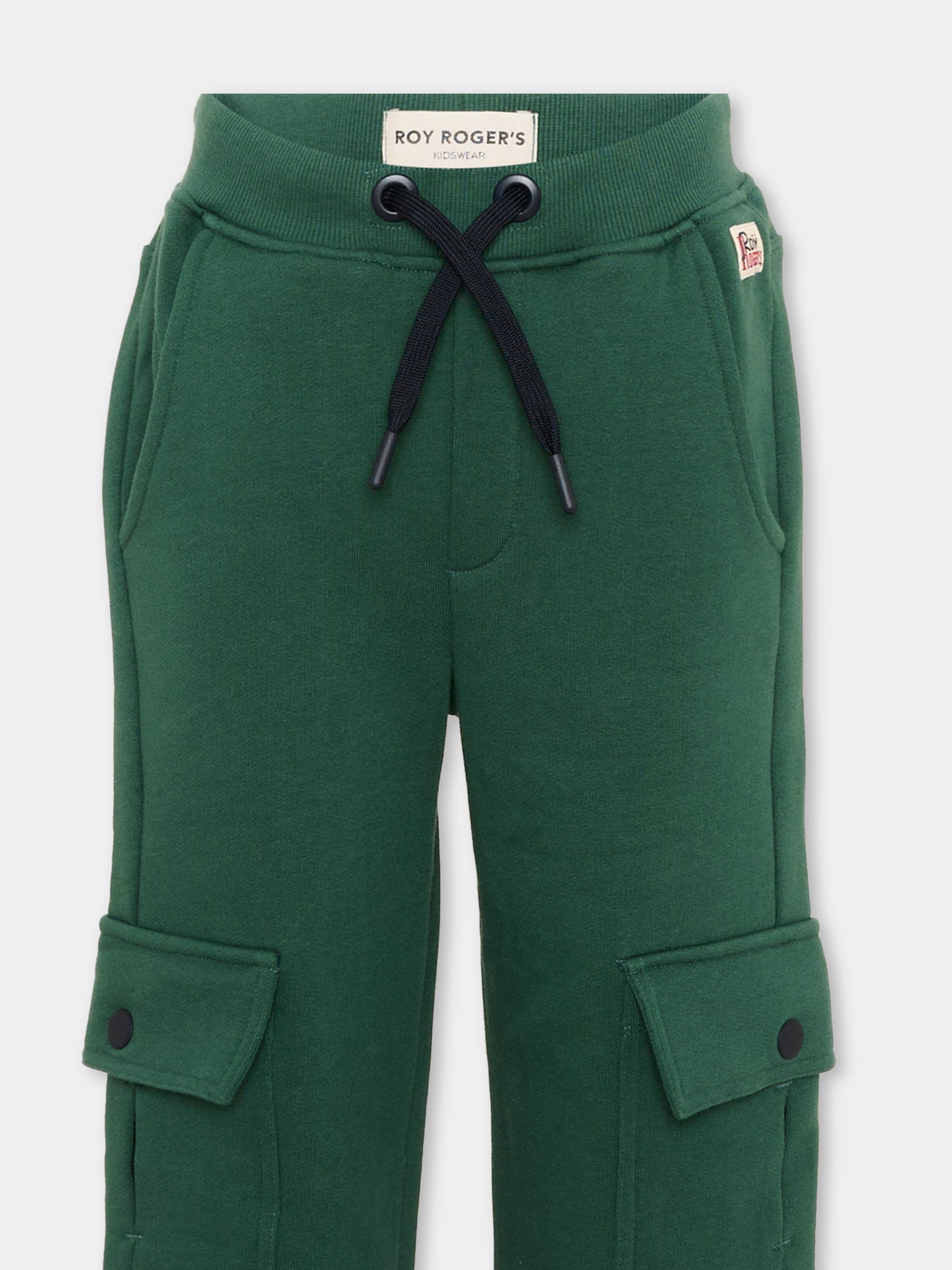 Pantalone verde per bambino cargo,Roy Roger's Kids,R F112 00 4743
