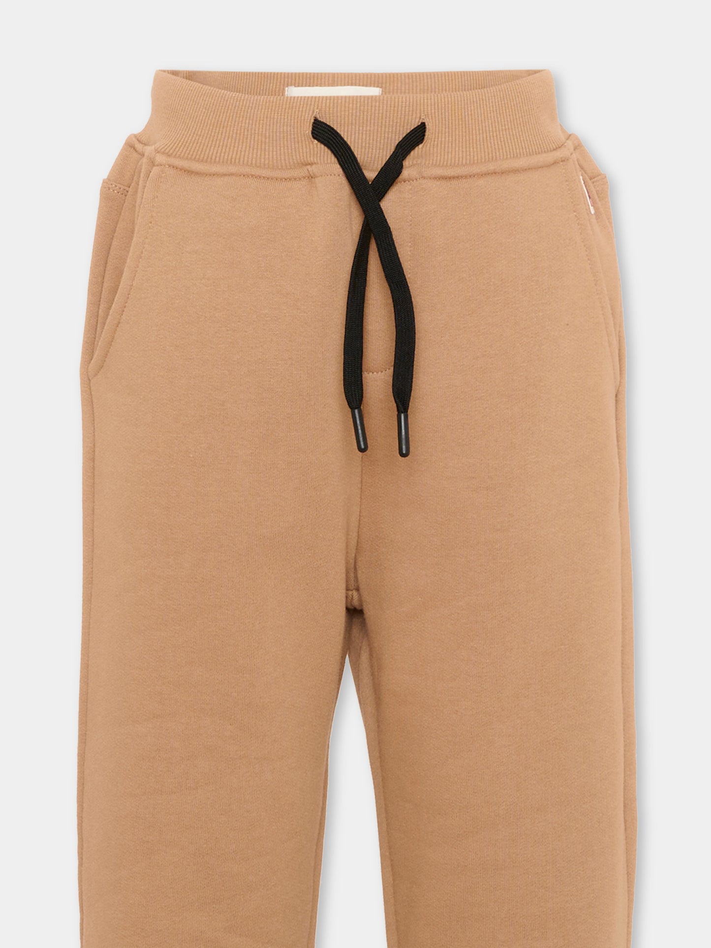 Pantalone beige per bambino con logo,Roy Roger's Kids,R F133 00 0729