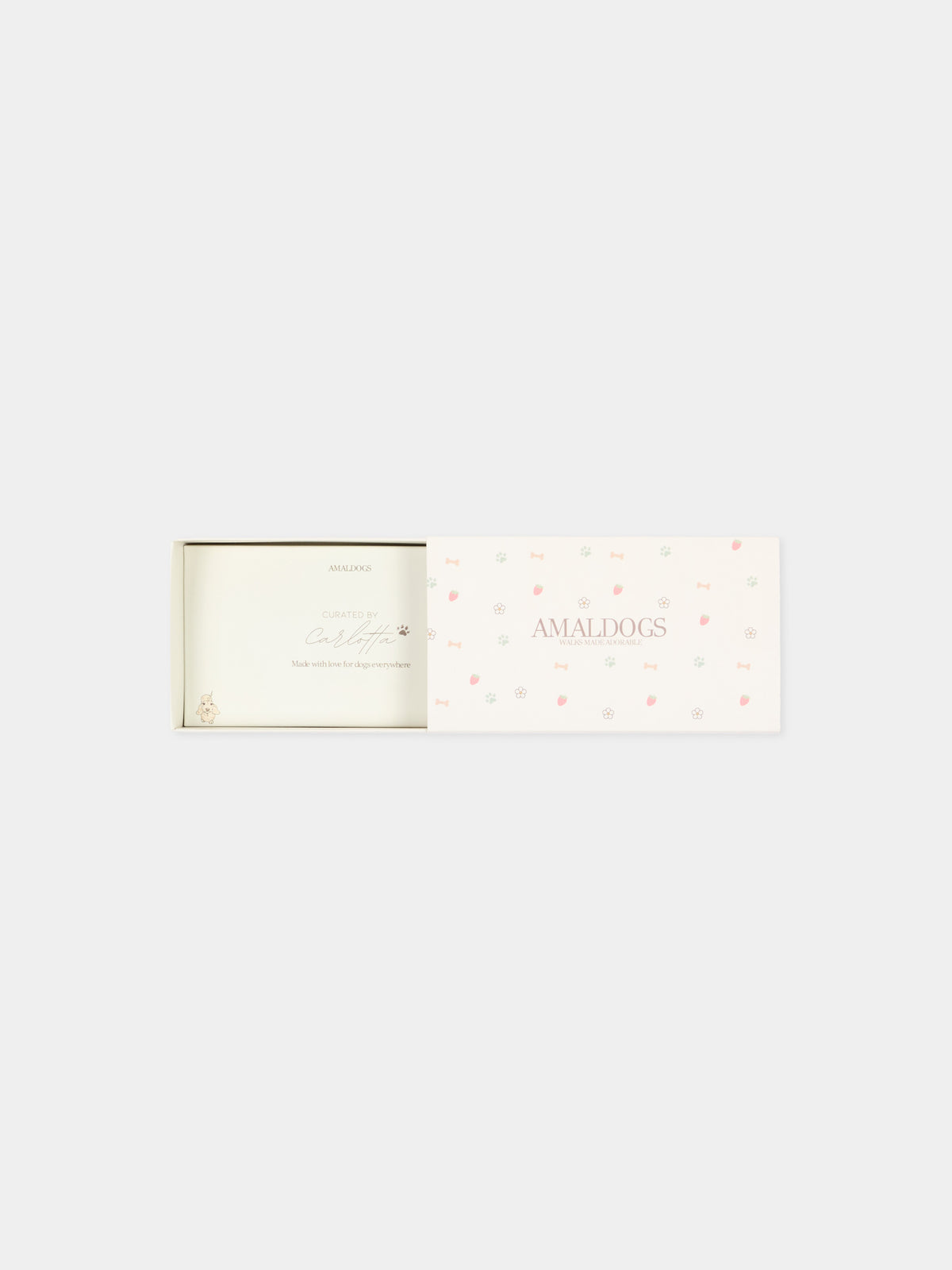 Collare The Hybrid Daisy Truffle bianco per cani,Amaldogs,THE HYBRID DAISY TRUFFLE