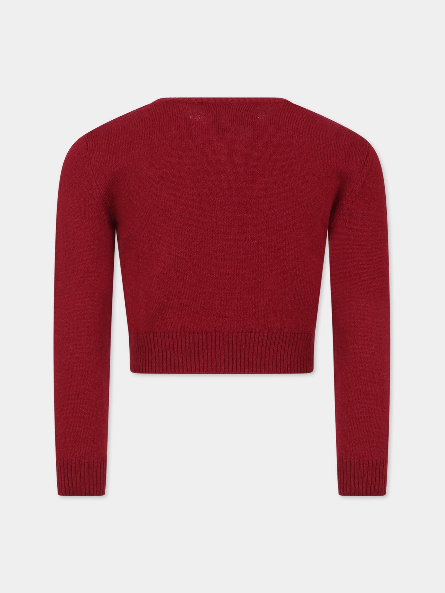 Cardigan bordeaux per bambina,Simonetta,ST9A40 W0113 534