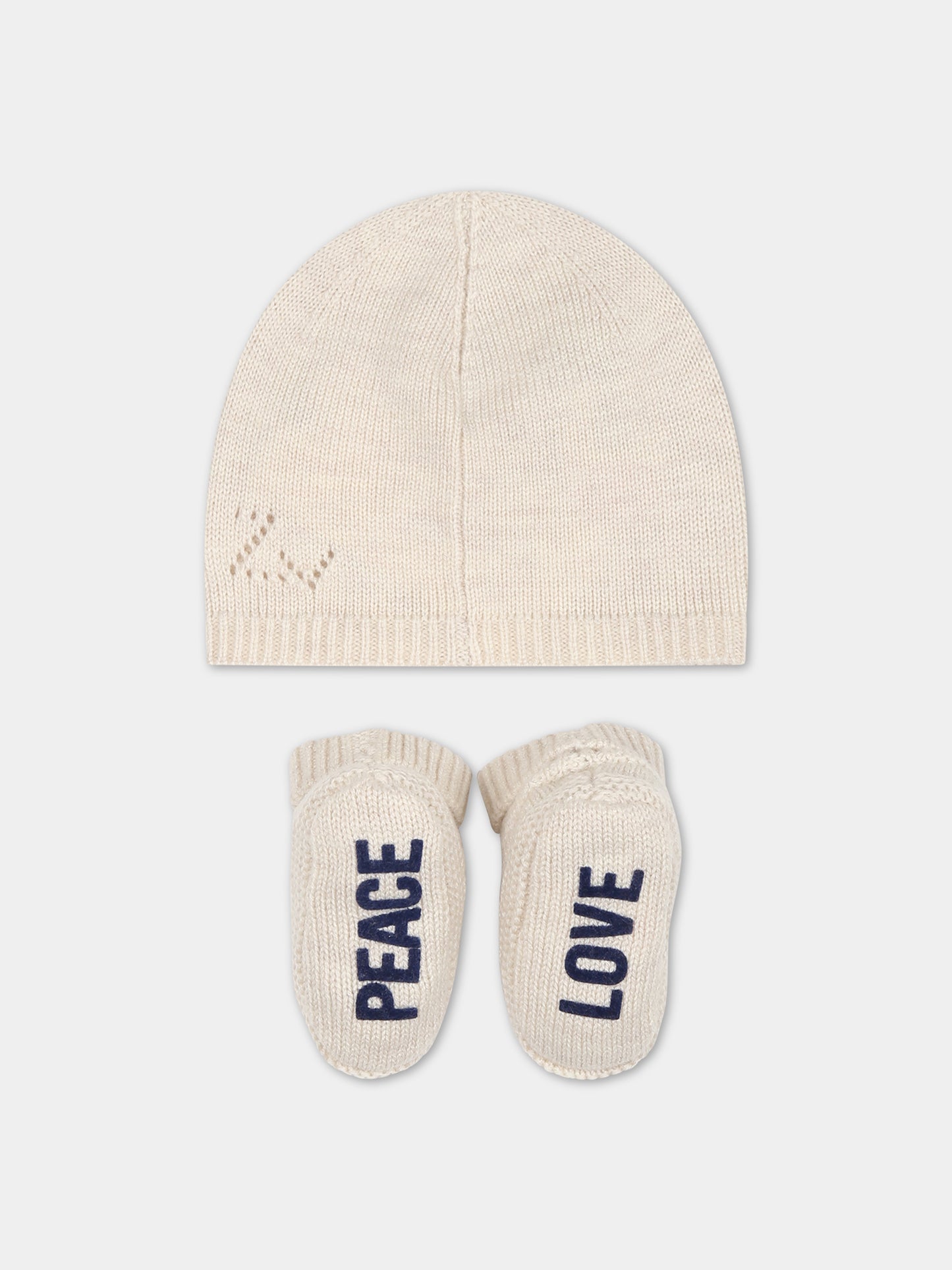 Set beige melange per neonati,Zadig & Voltaire Kids,X98017 C22