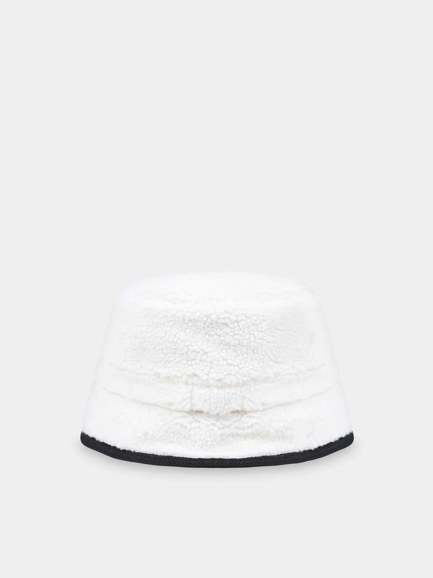 Cloche nera reversibile per bambini con logo,Dkny,D31313 09B