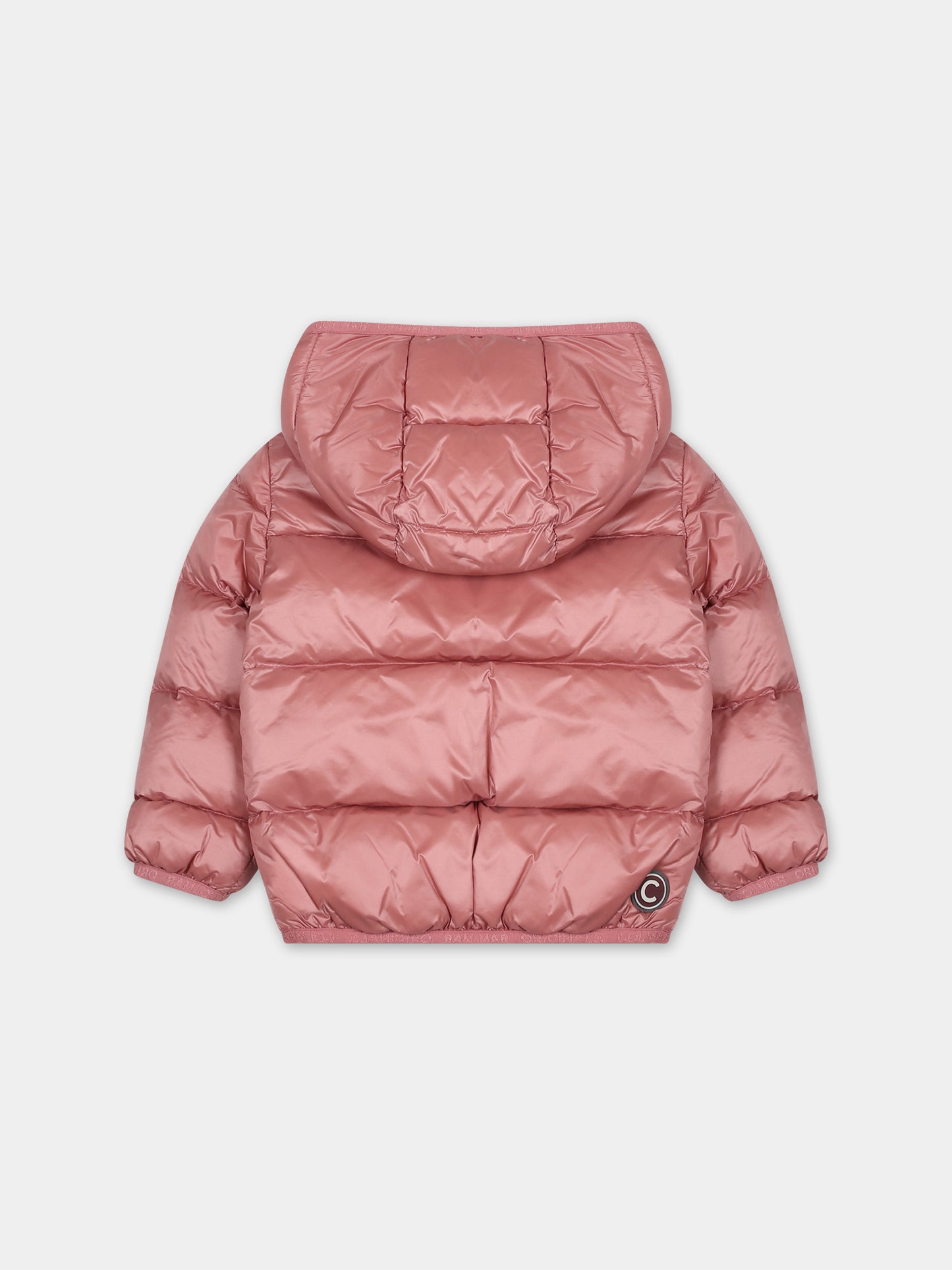 Piumino rosa per neonata con logo,Colmar Originals Kids,3470A 9WY 327