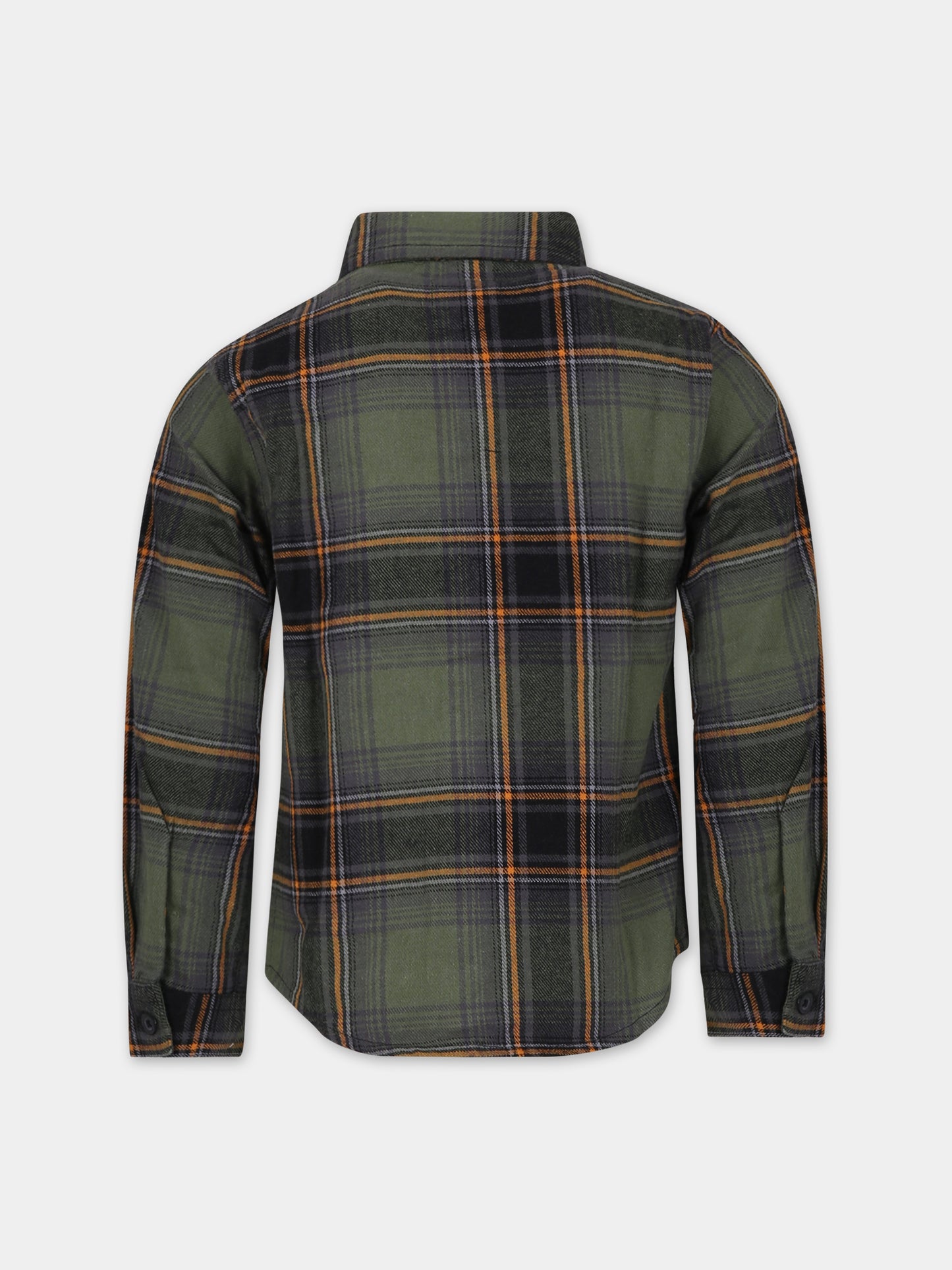 Camicia verde per bambino con logo,Levi's Kids,LK8EG893 E6U