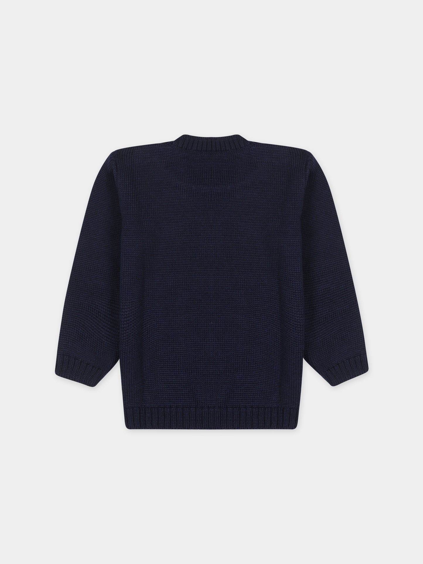 Maglione blu per neonato con rombi,Little Bear,7154 BLU