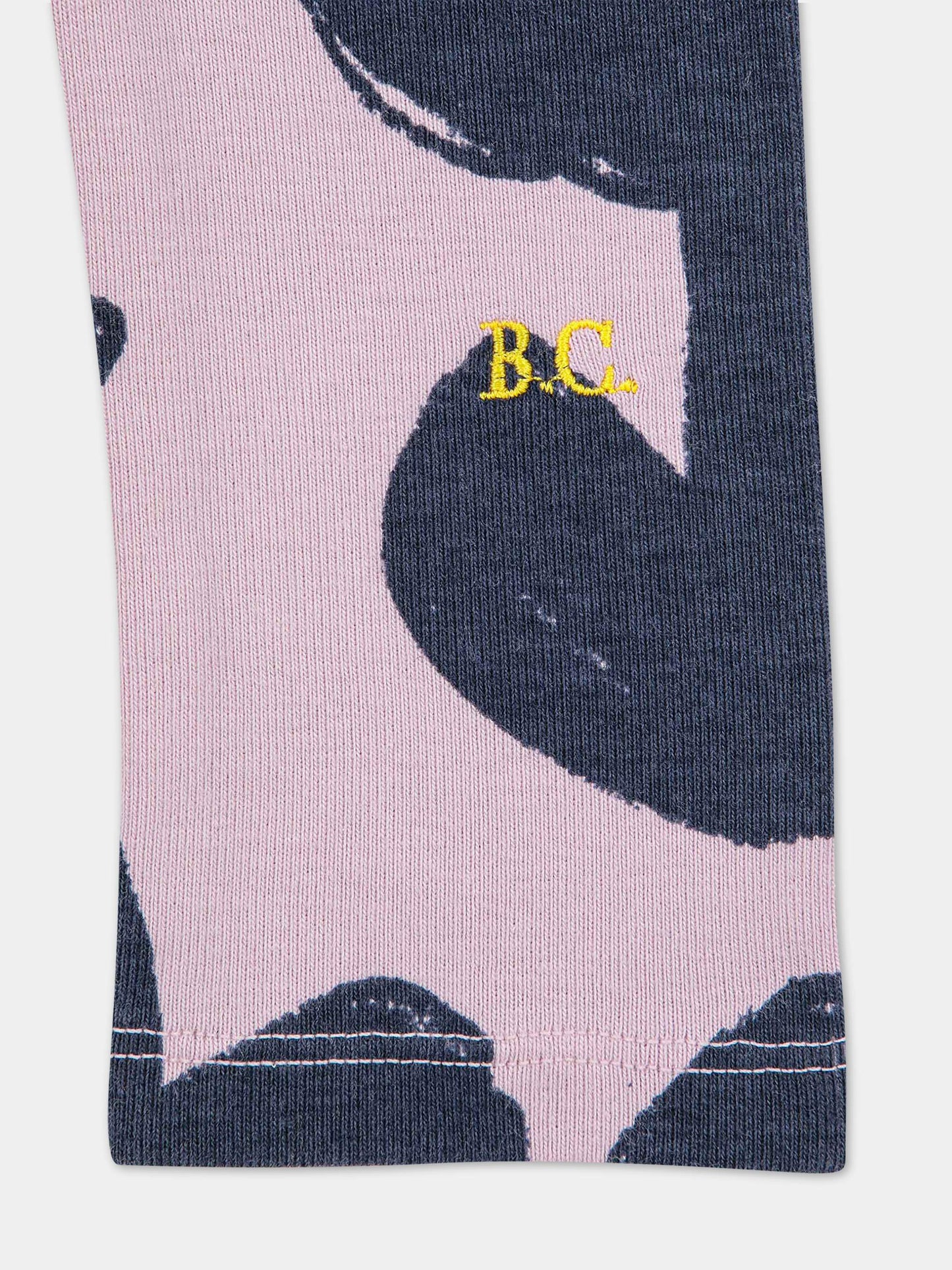 Leggings rosa per bambina con stampa all-over,Bobo Choses,223AC059