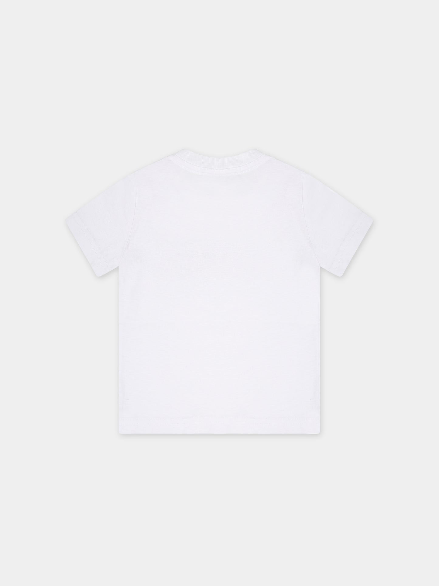 T-shirt bianca per neonato con logo,Dsquared2,DQ1792 D00MV DQ100