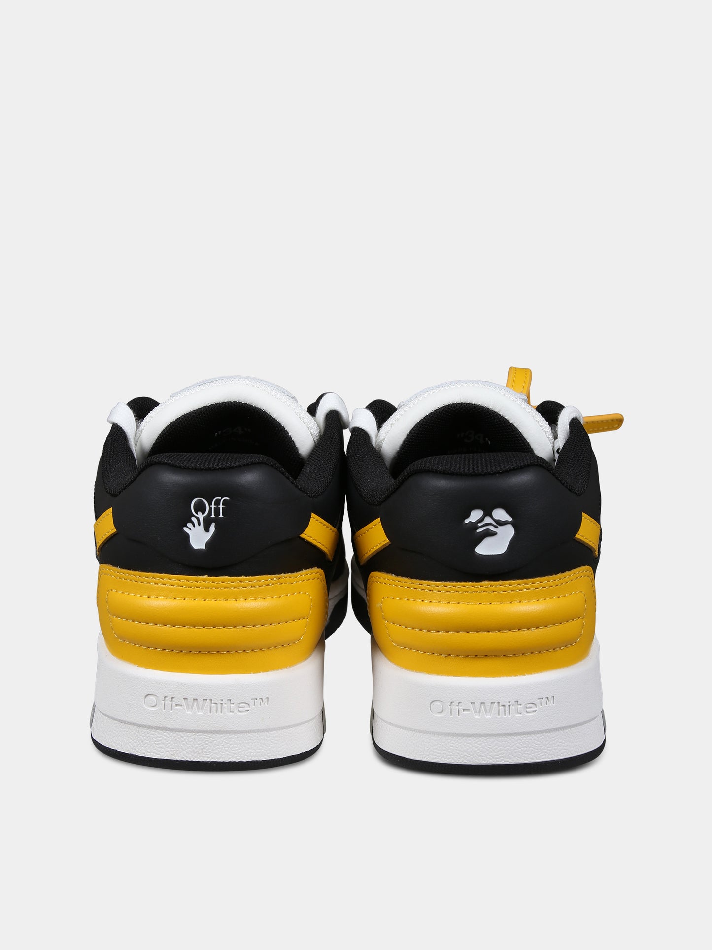 Sneakers basse multicolor per bambini con iconica freccia,Off White,OBIA011F23LEA0011018