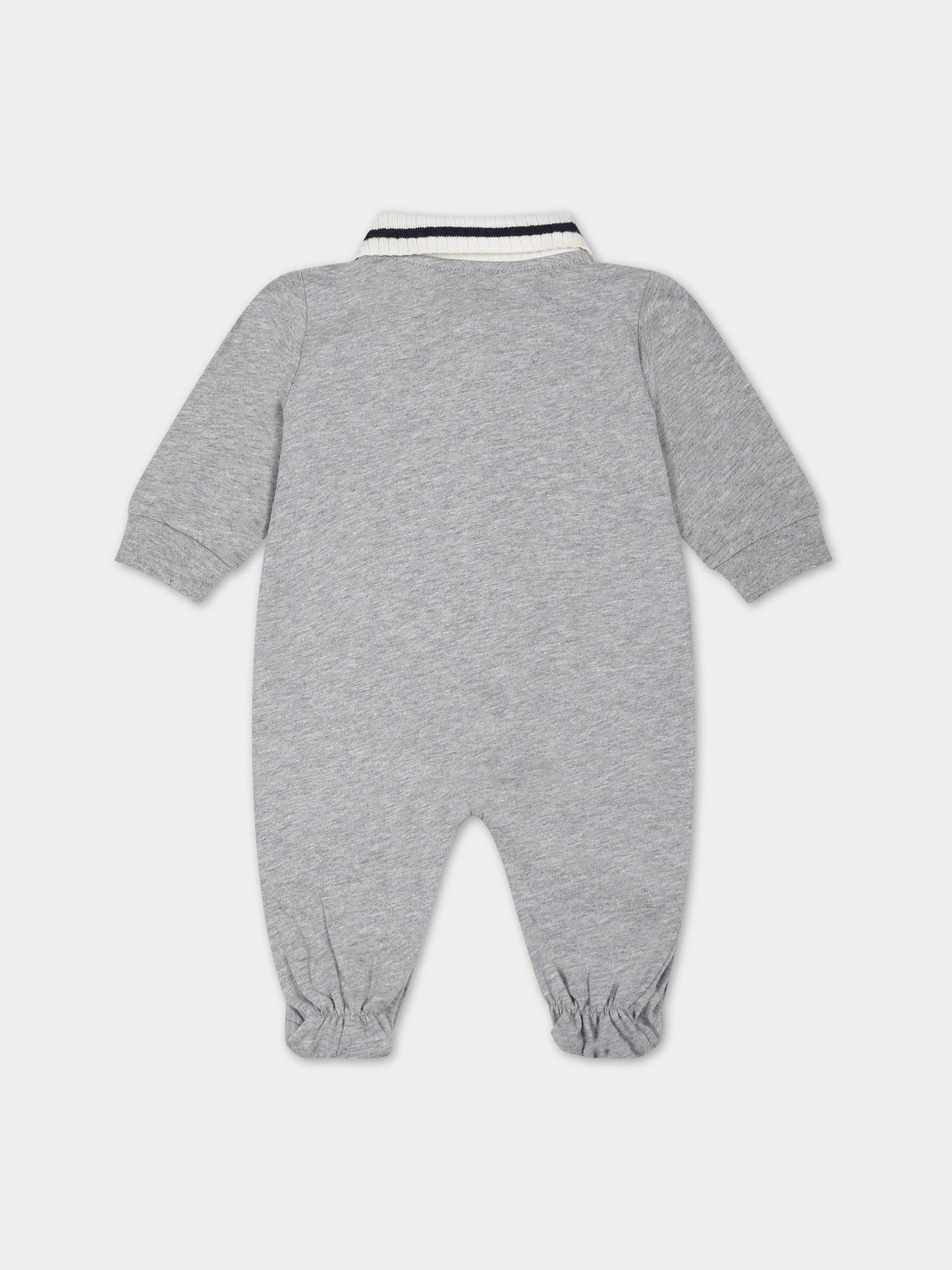 Set grigio per neonato con logo,Fay Kids,FTB510 Z0762 805BL