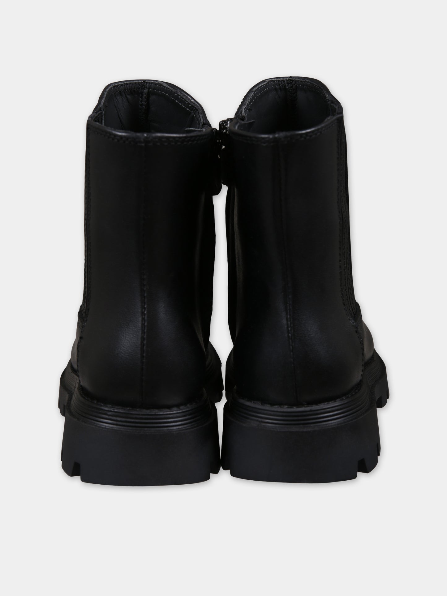 Stivaletti neri per bambini,Gallucci Kids,J30165AMBCA999