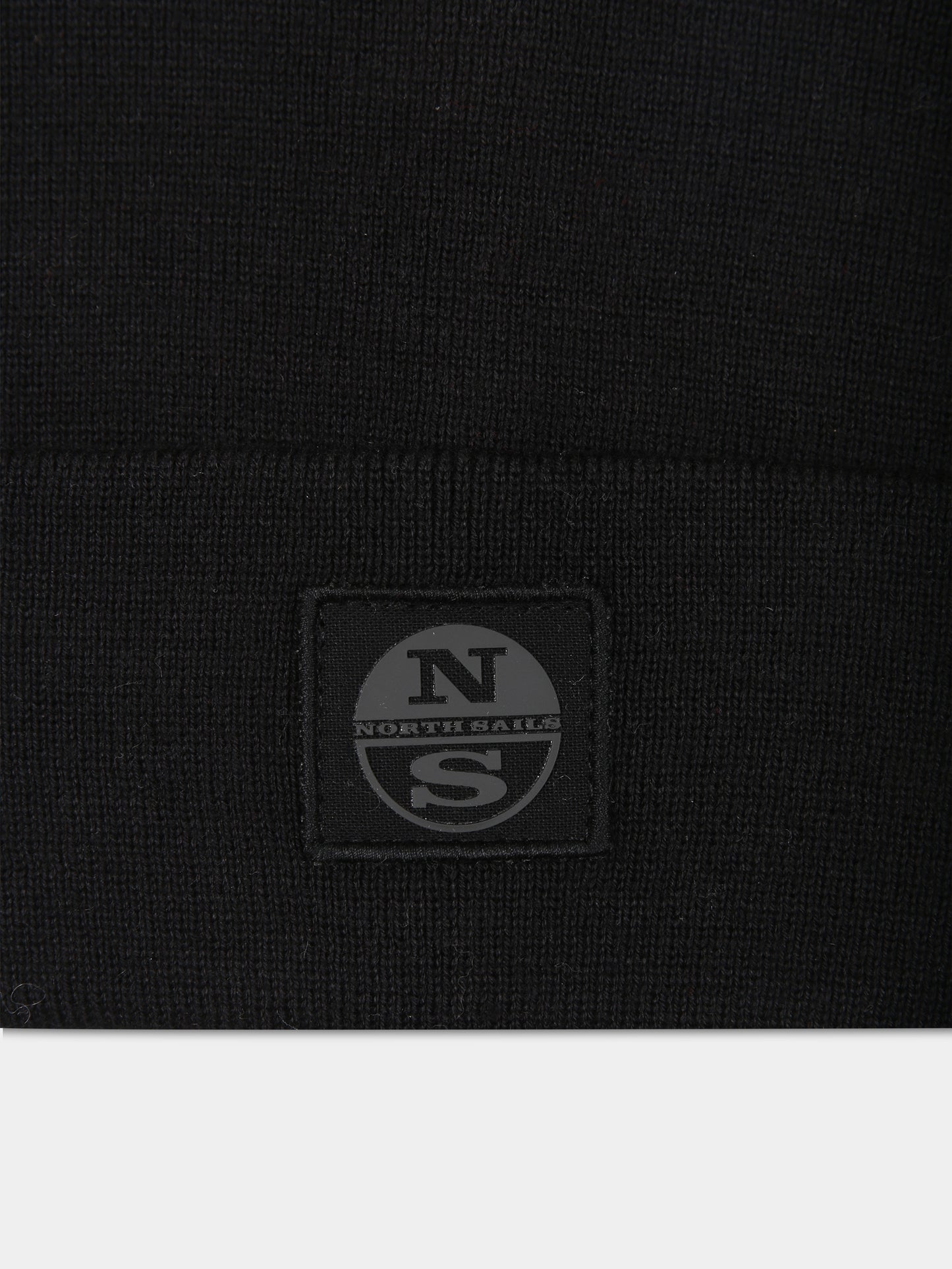 Berretto nero per bambino con logo,North Sails,727333 000 0999