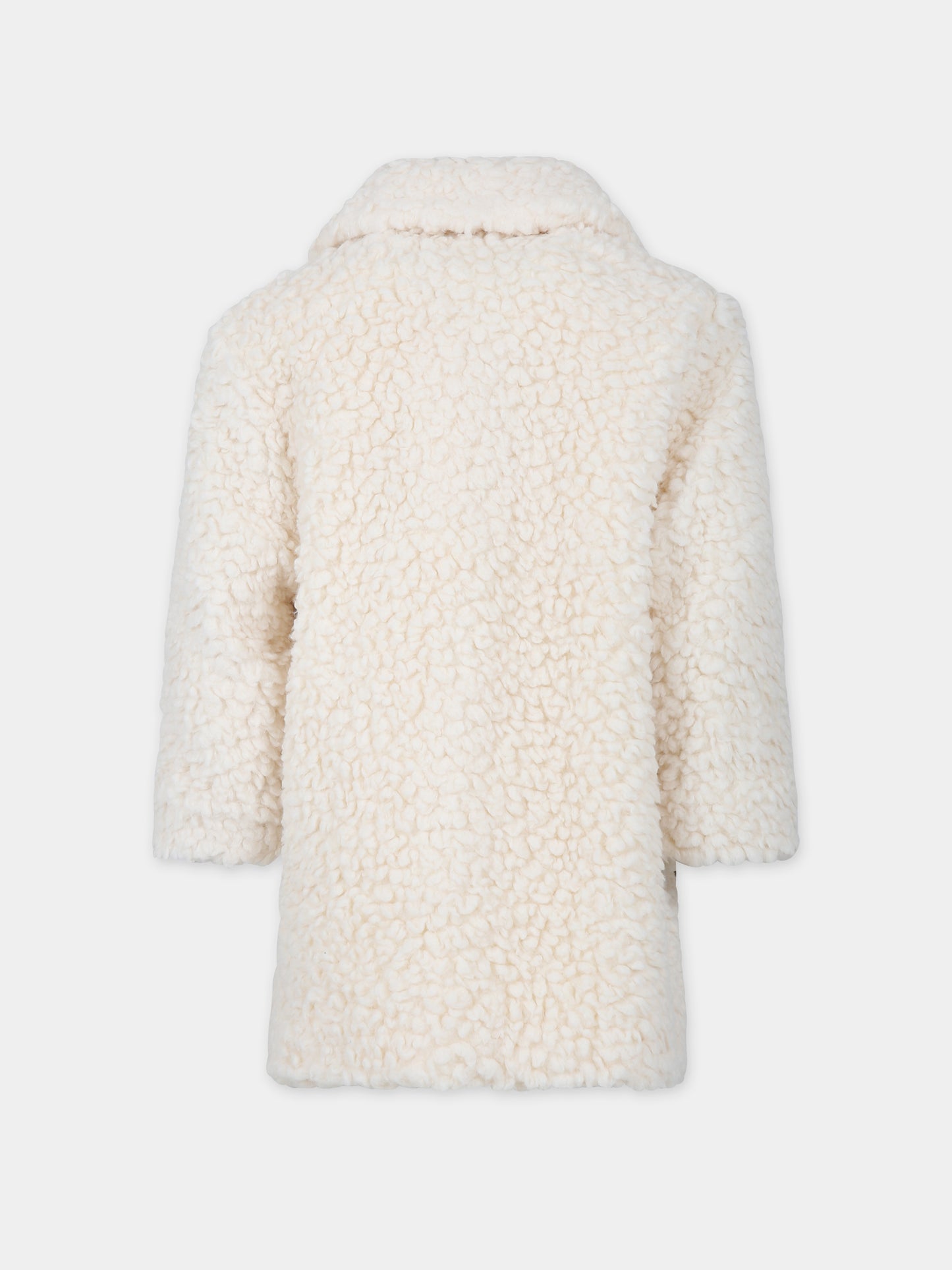 Ecopelliccia avorio per bambina,Simonetta,ST2A70 U0099 102