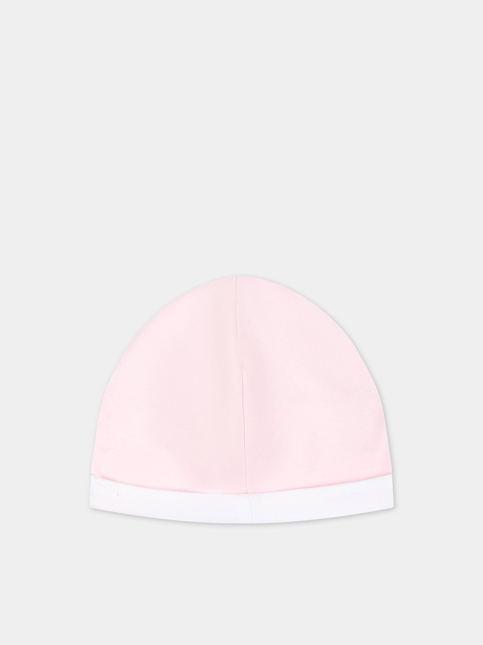 Set rosa per neonata con logo,Balmain Kids,BTB030 Z1763 540