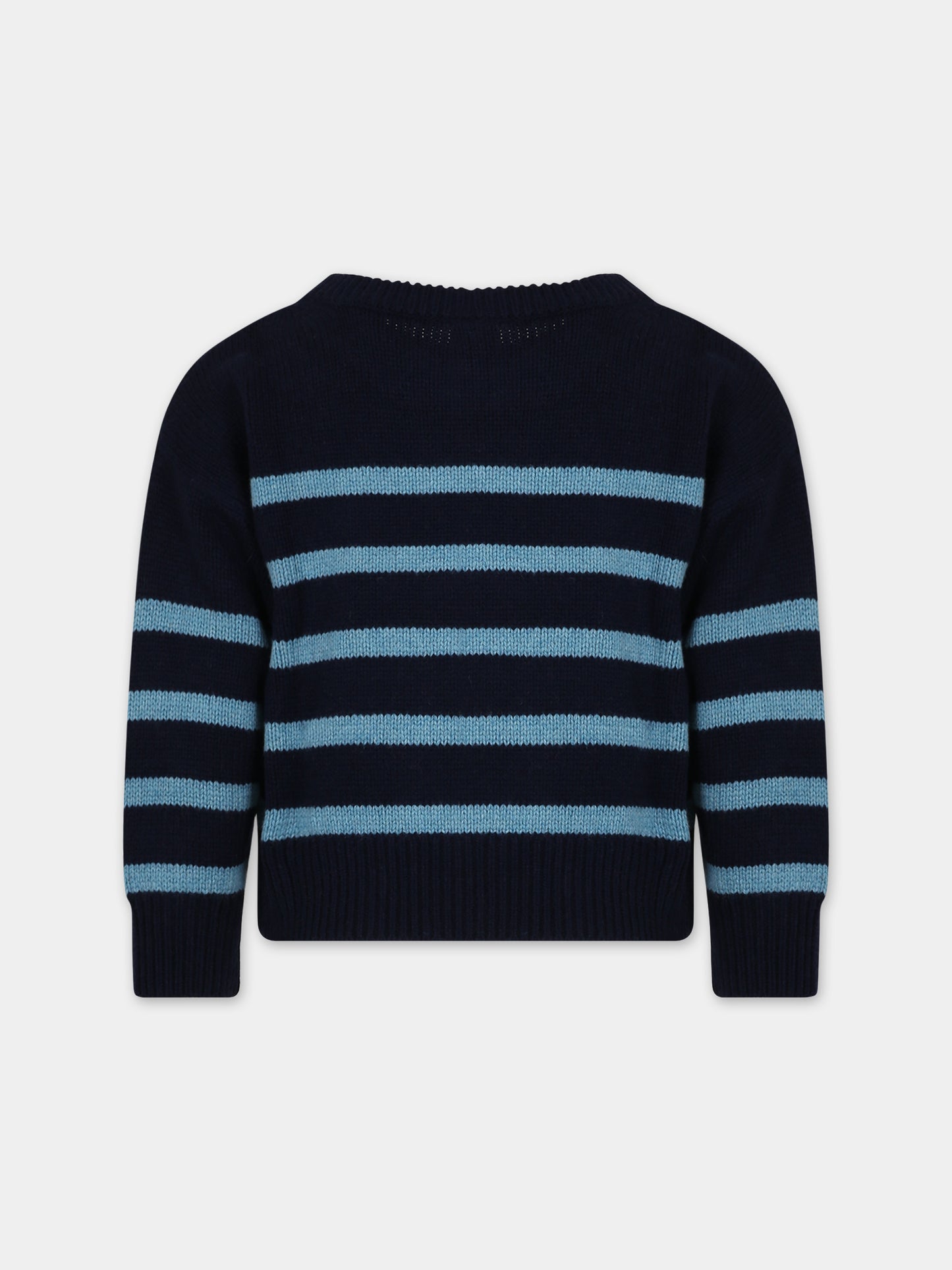 Maglione blu per bambino,Petit Bateau,A081R 01