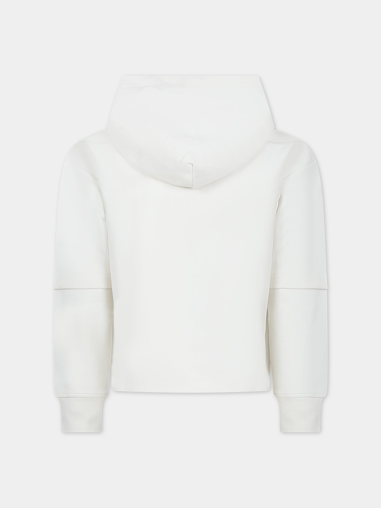 Felpa avorio per bambino con logo,Calvin Klein Kids,23WMCKIB0IB01859 YBI