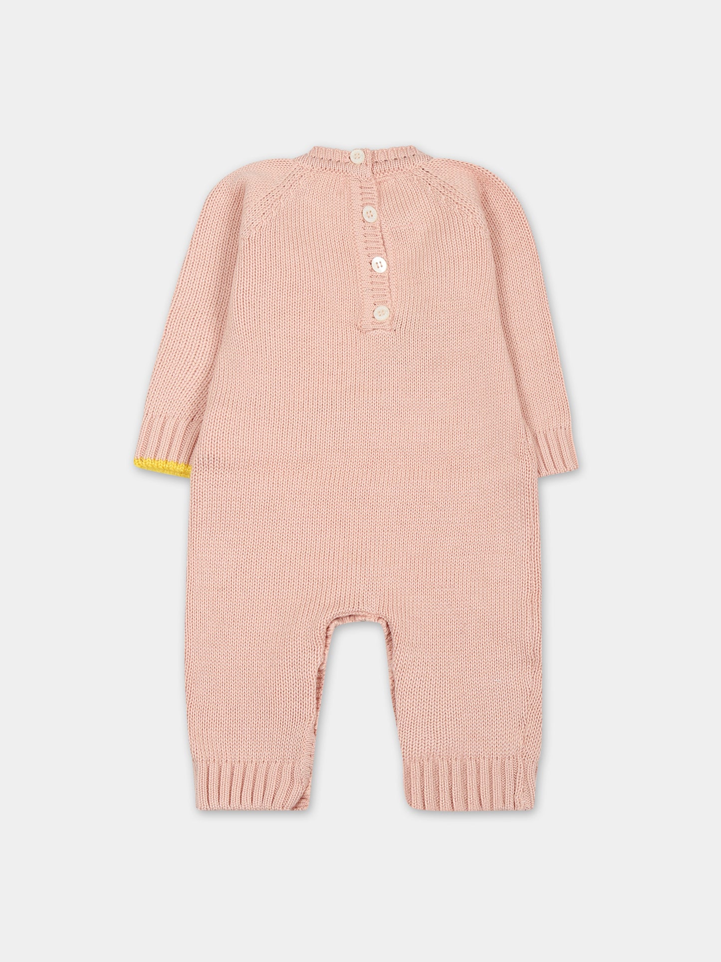 Tutina rosa per neonata con cuore,Gensami,TU01-B-CUORE