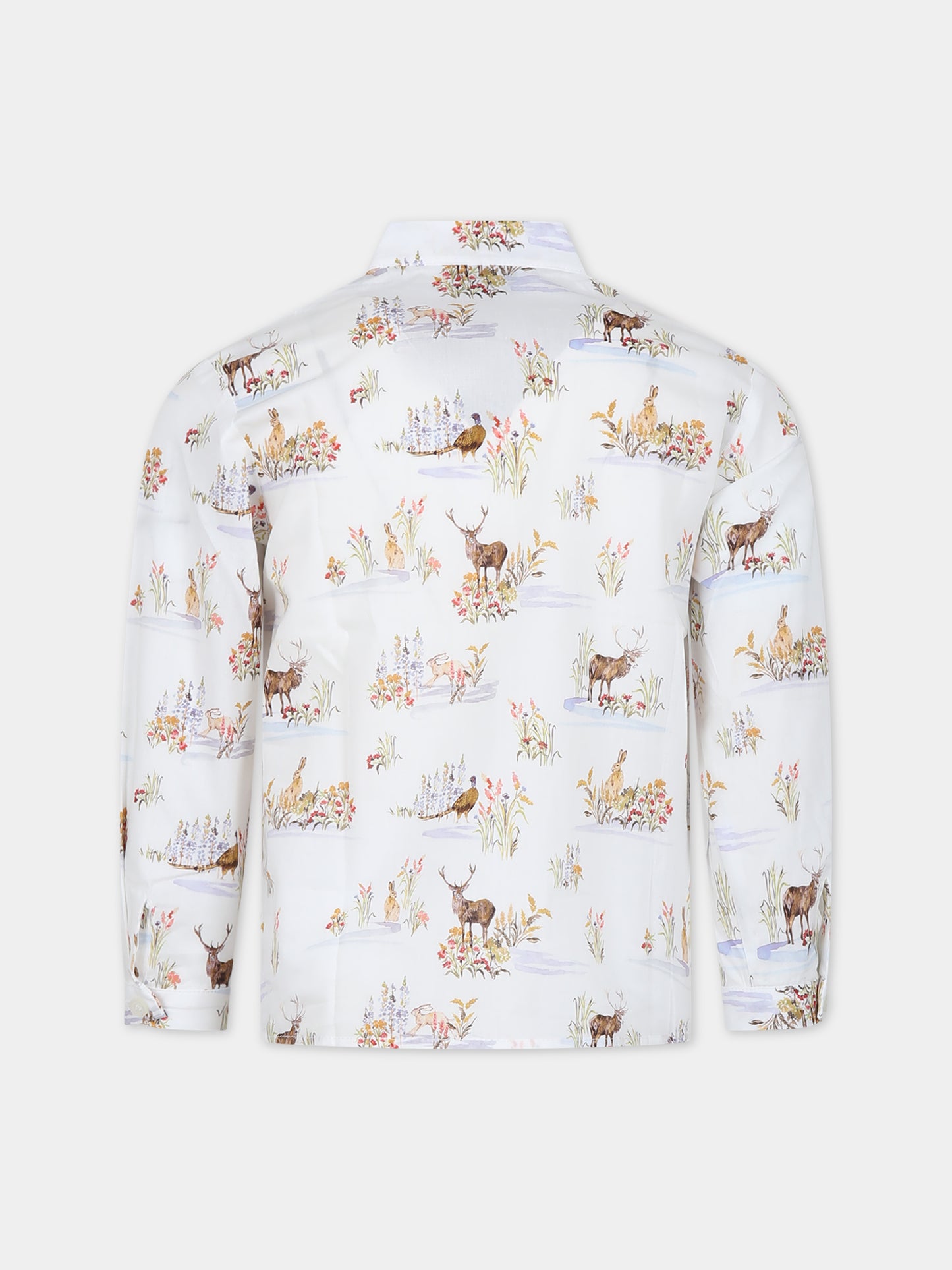 Camicia bianca per bambina con stampa,Paade Mode,234142309