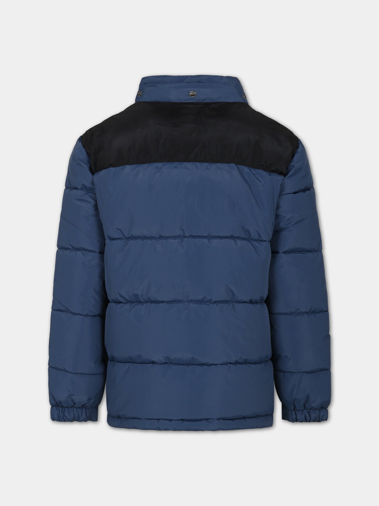 Piumino blu per bambino con logo,North Sails,701912 000 C001