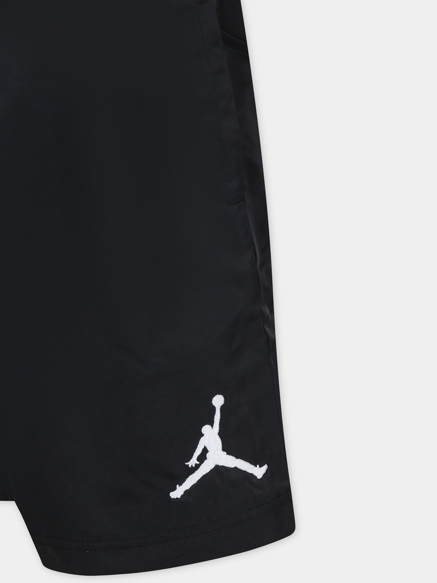 Shorts neri per bambino con iconico Jumpman,Jordan,95B466 023