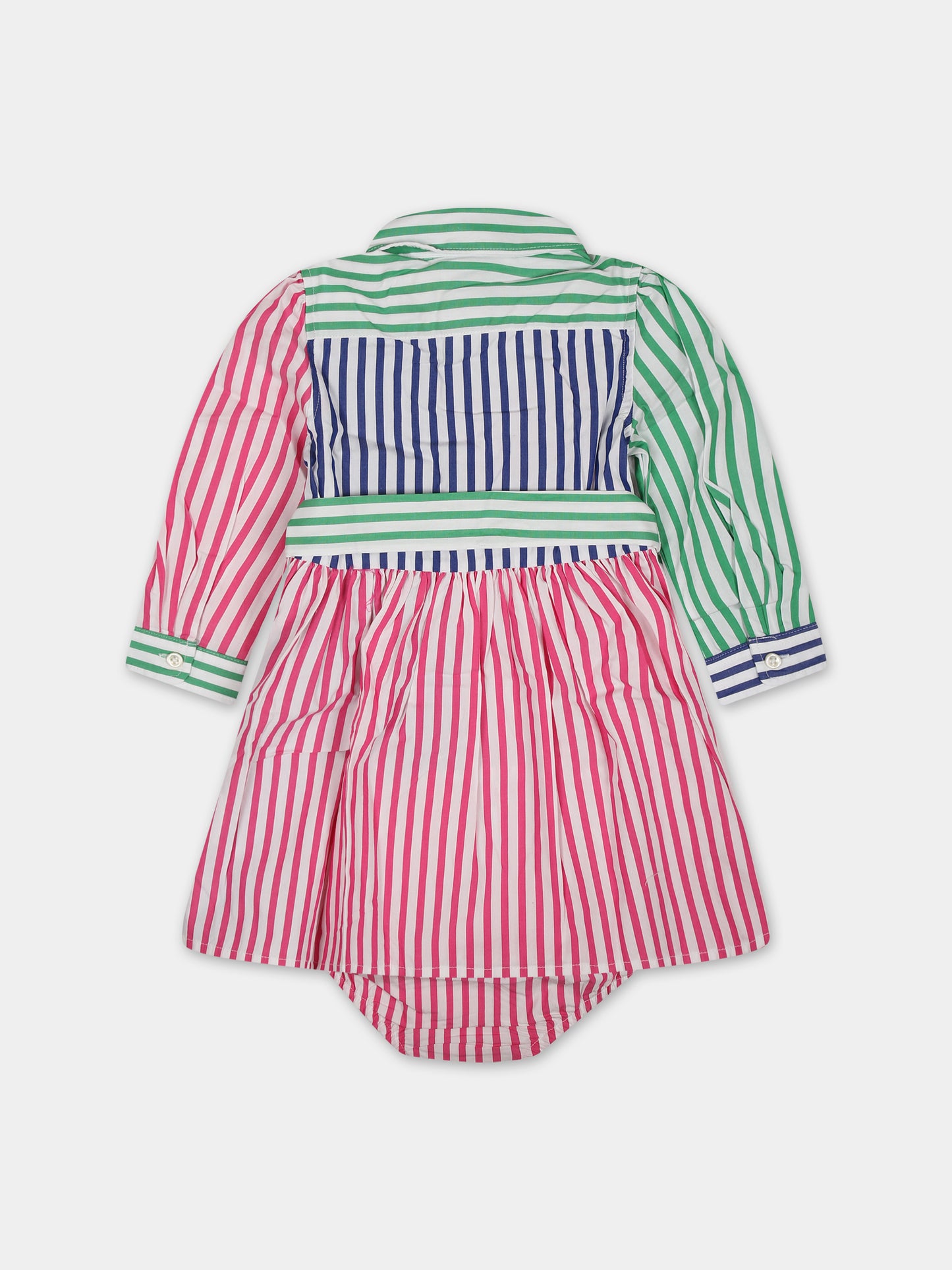 Vestito bianco per neonata con cavallino,Ralph Lauren Kids,925706001