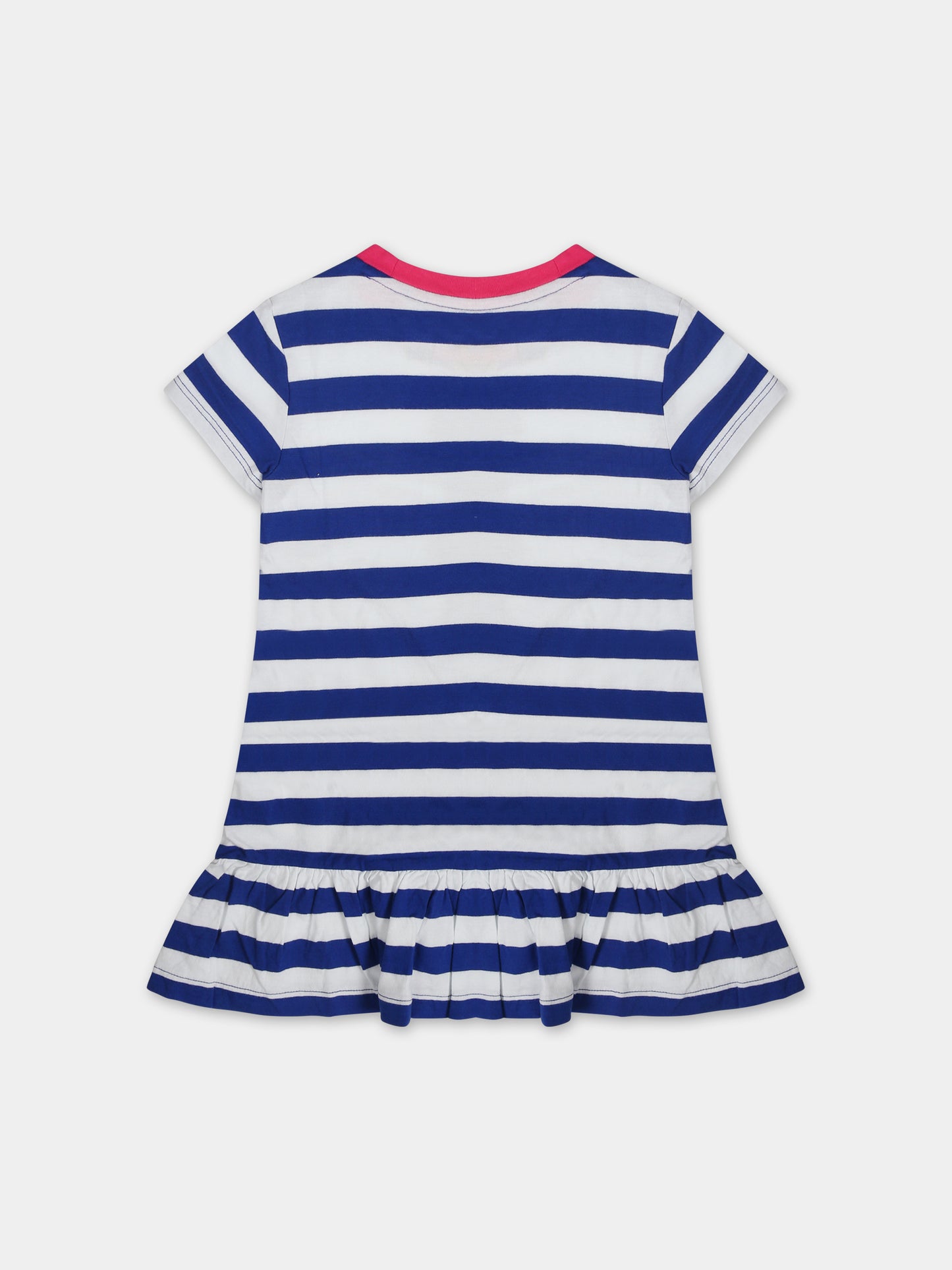 Vestito blu per neonata con Polo Bear,Ralph Lauren Kids,926019001