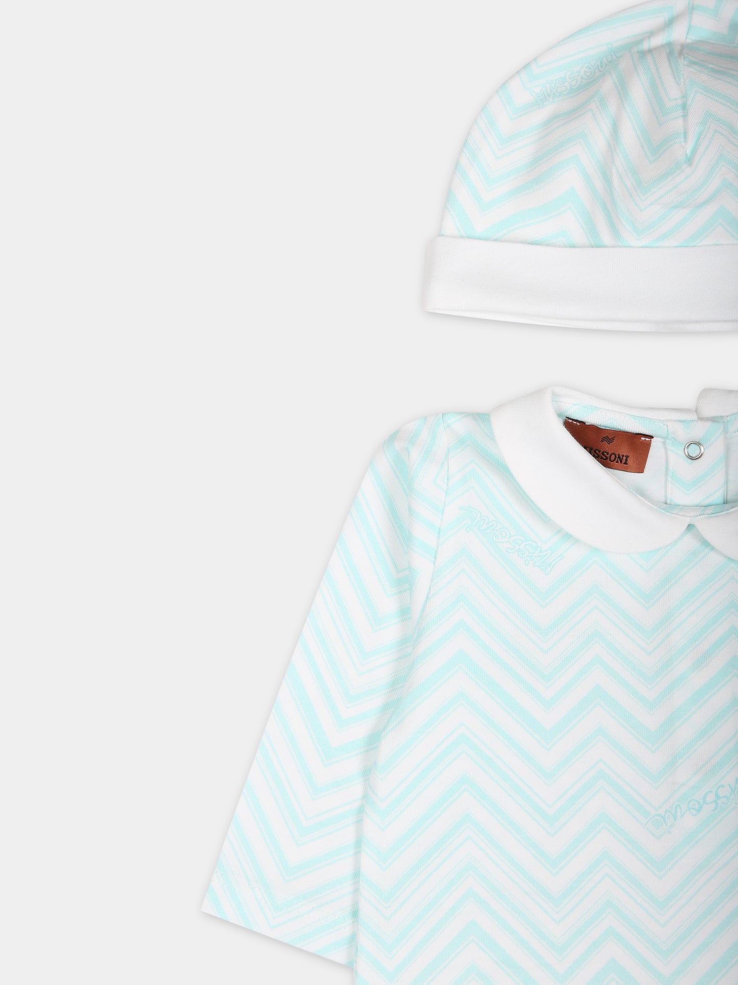 Set tutina verde per neonati,Missoni,MUB510 J0394 100CE