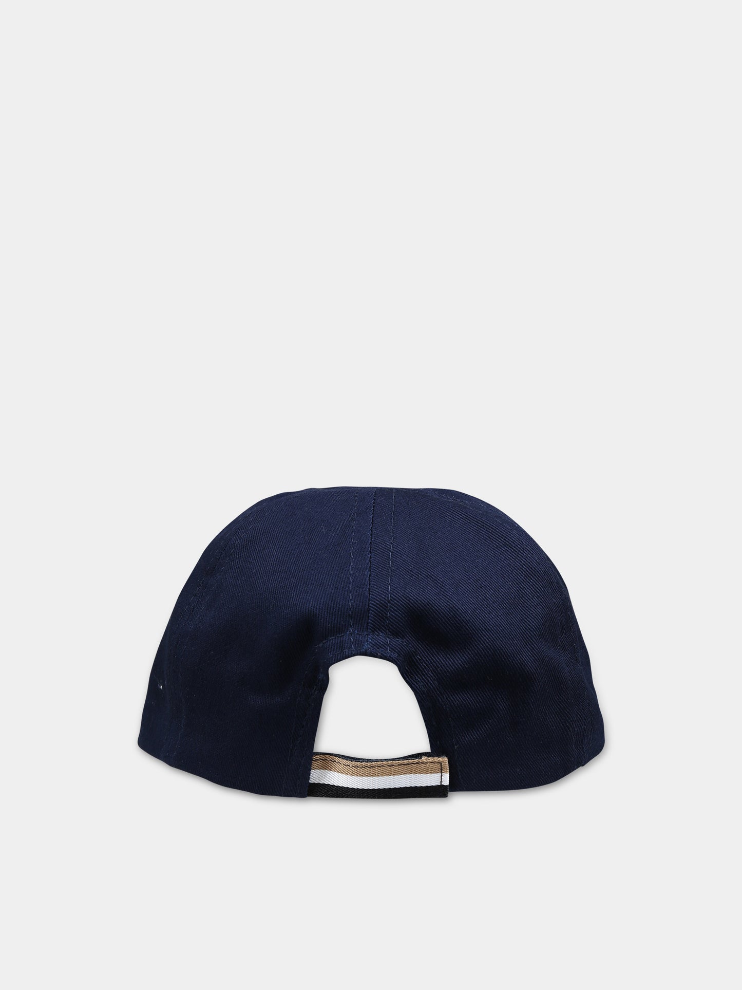 Cappello con visiera blu per neonato con logo,Boss,J50913 849