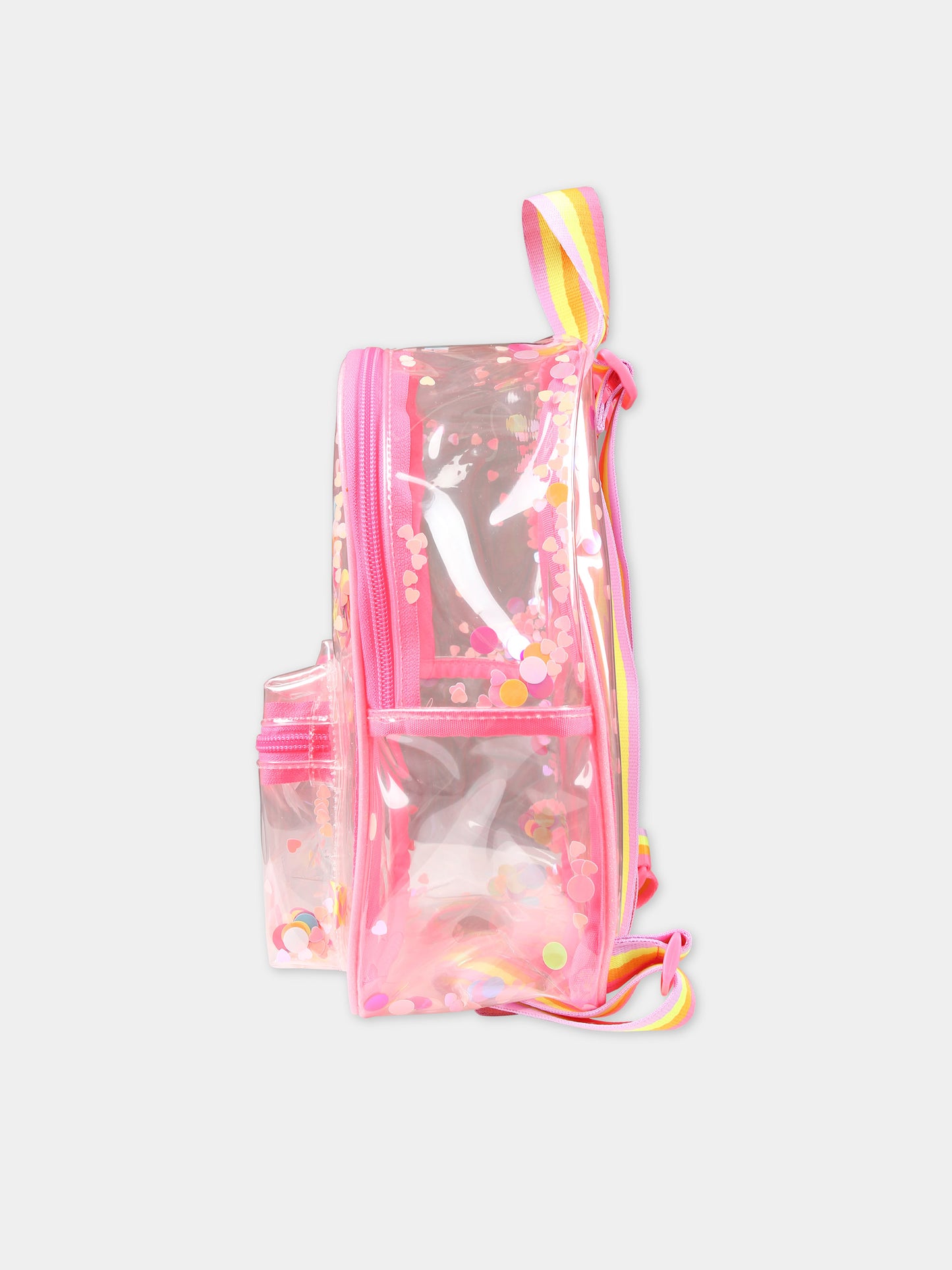 Zaino trasparente per bambina con logo,Billieblush,U20331 499