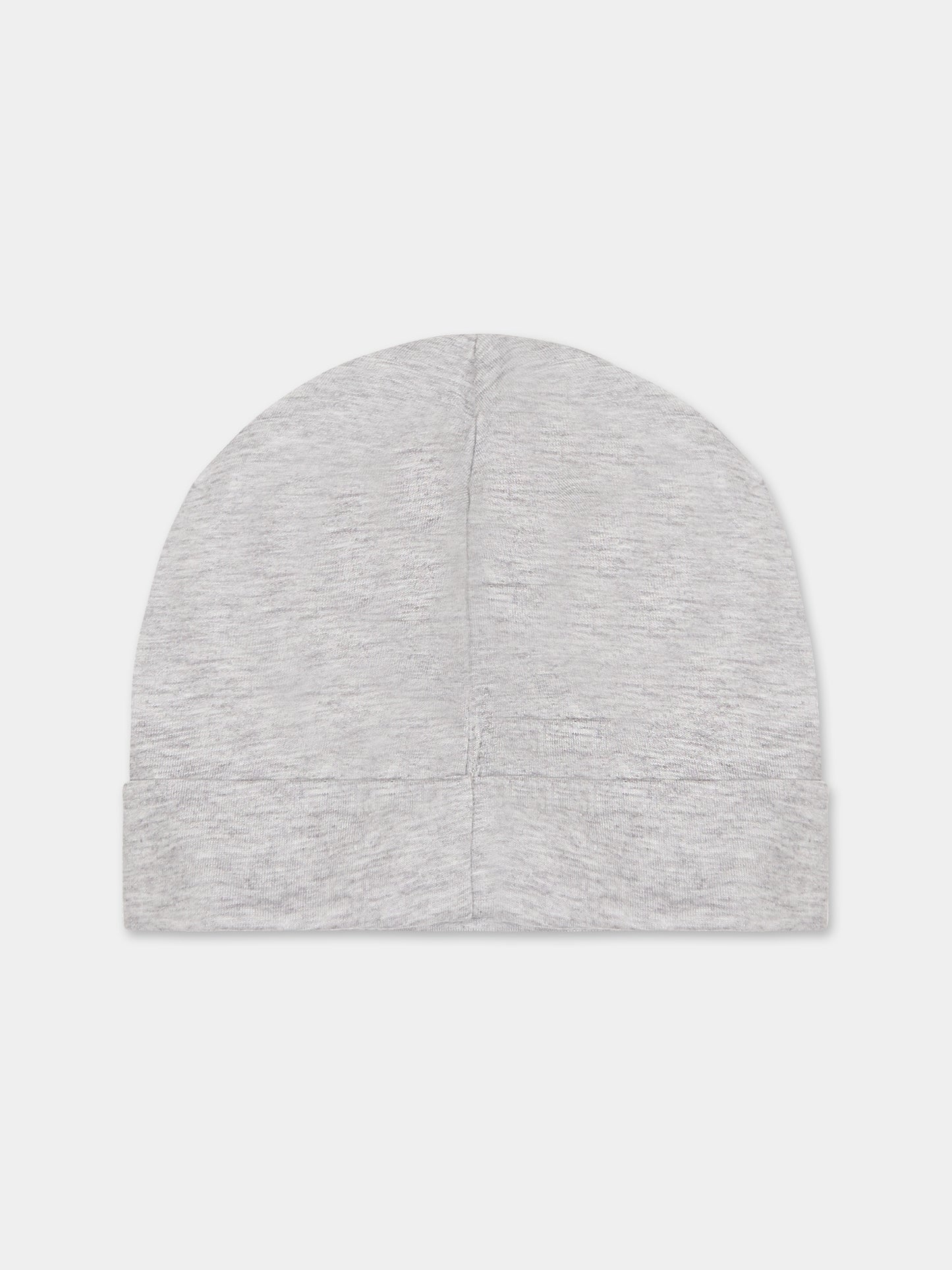 Cappello grigio per neonati con Teddy bear e logo,Moschino Kids,MVX031 LAA03 60926