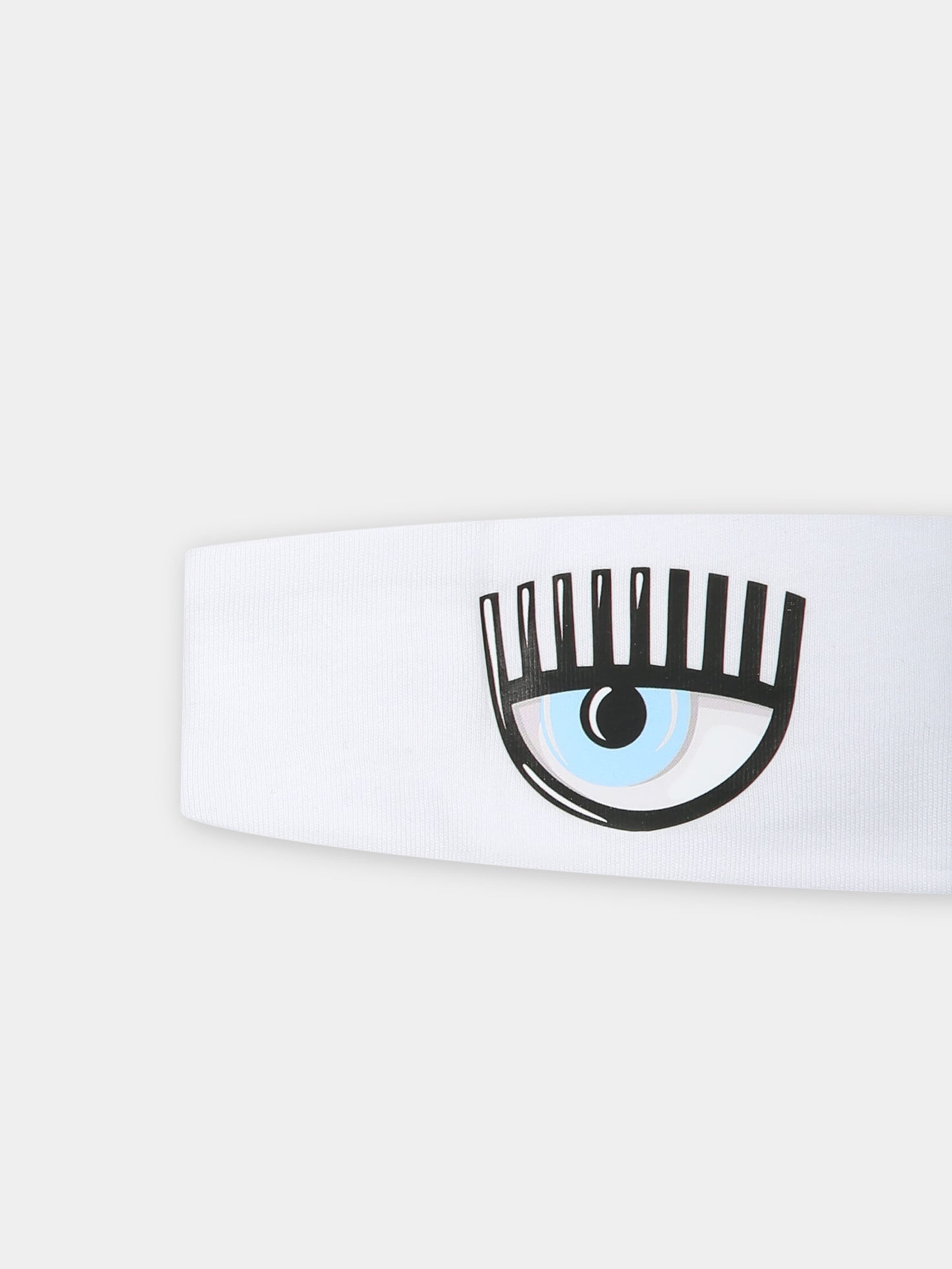 Fascia bianca per neonata con con eyes flirting,Chiara Ferragni Collection,53C001 3021 0099