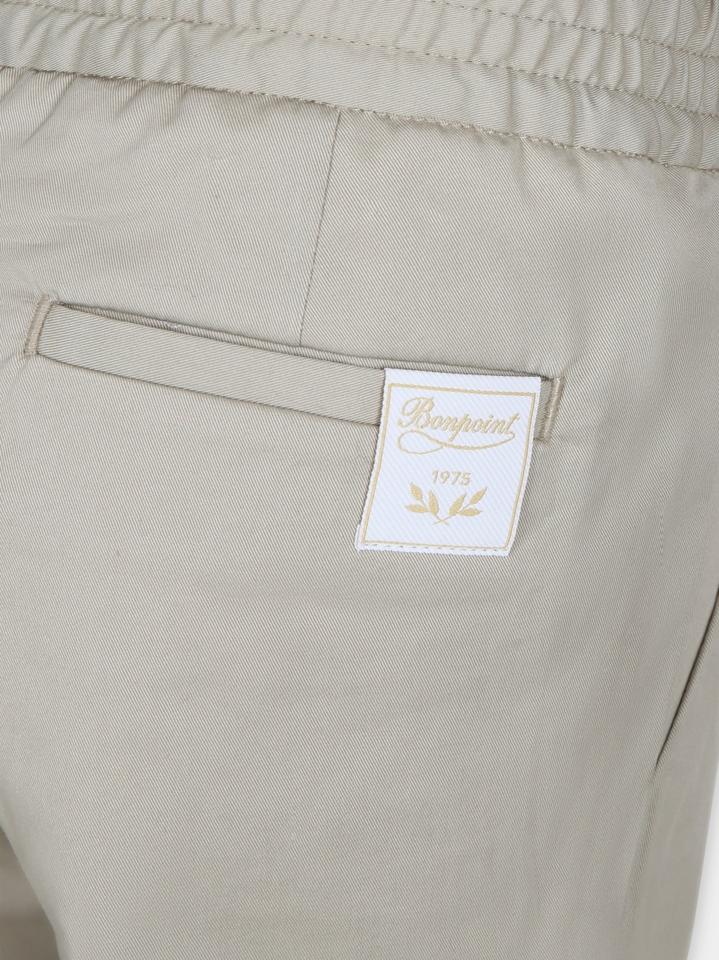 Pantaloni beige per bambino con logo,Bonpoint,S04BPAW00008 005