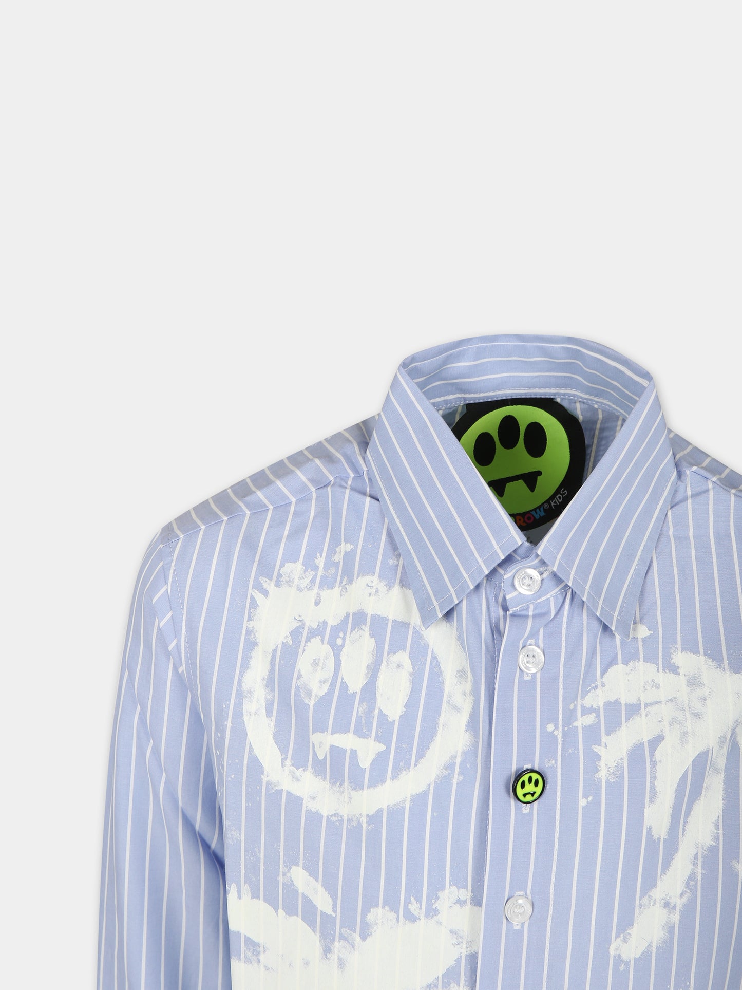 Camicia celeste per bambino con smile,Barrow,S4BKJUSI039 050