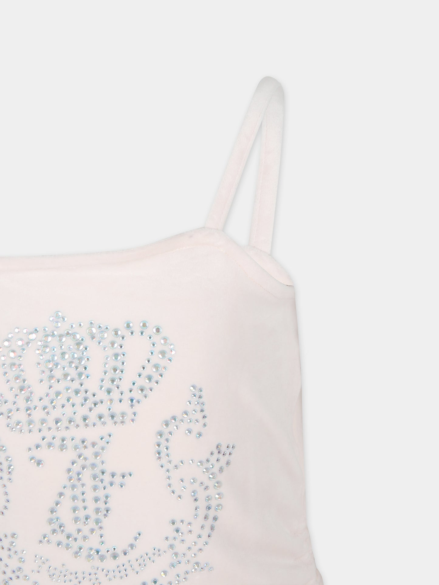 Top rosa per bambina con logo,Juicy Couture,24SMJCJBX6369 L27