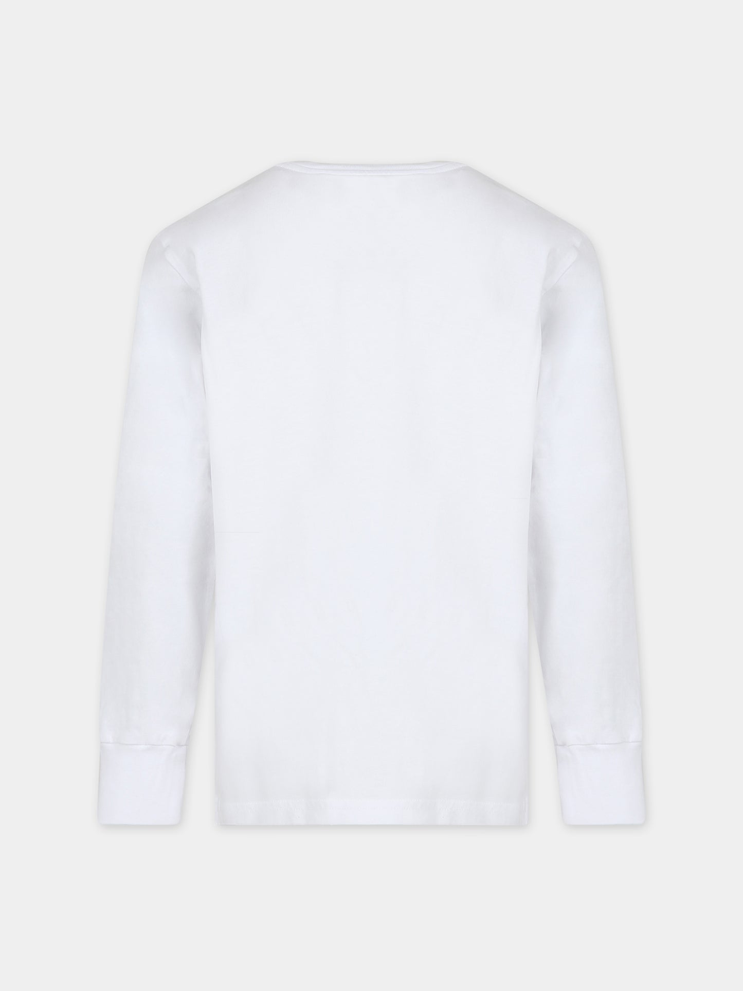 T-shirt bianca per bambino con logo,Dsquared2,DQ0514 D002F DQ100