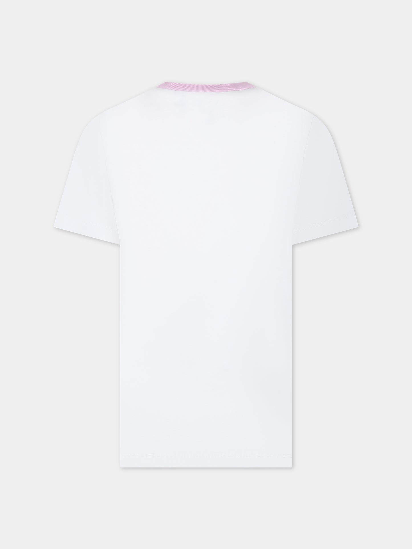 T-shirt bianca per bambina,N°21 Kids,N21560 N0153 0N100