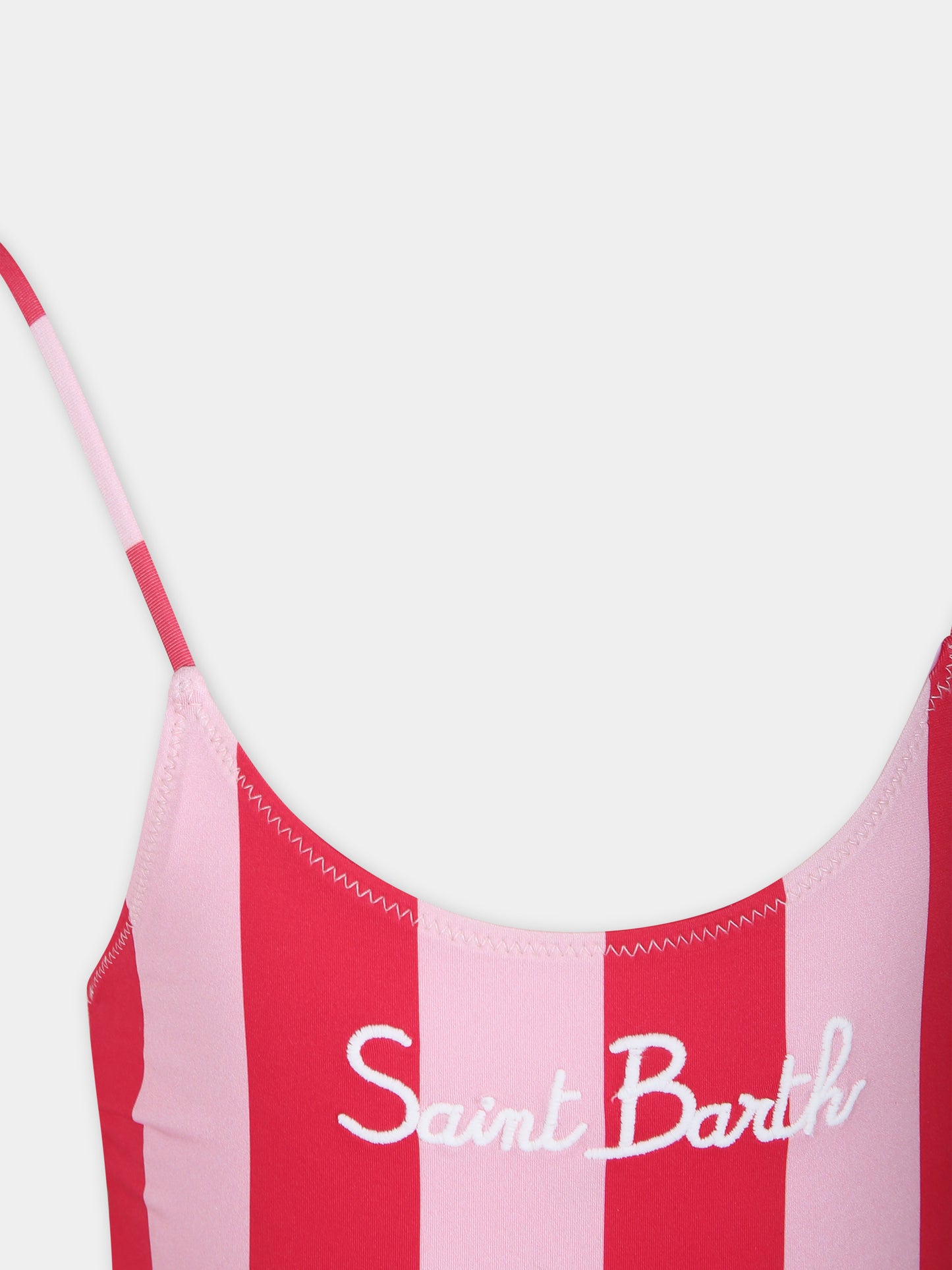 Costume rosa per bambina con logo,Mc2 Saint Barth,CEC0005 00169F