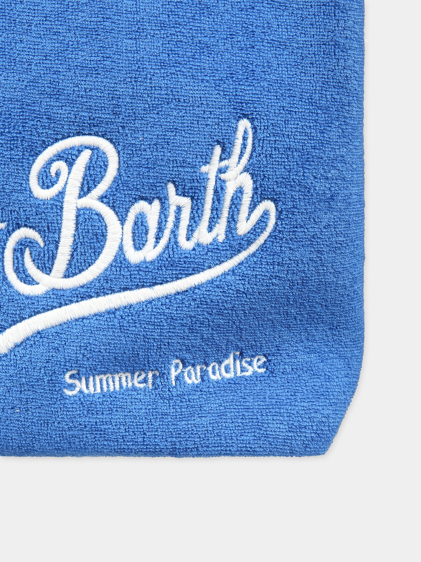 Pochette azzurra per bambini con logo,Mc2 Saint Barth,ALI0003 00309F