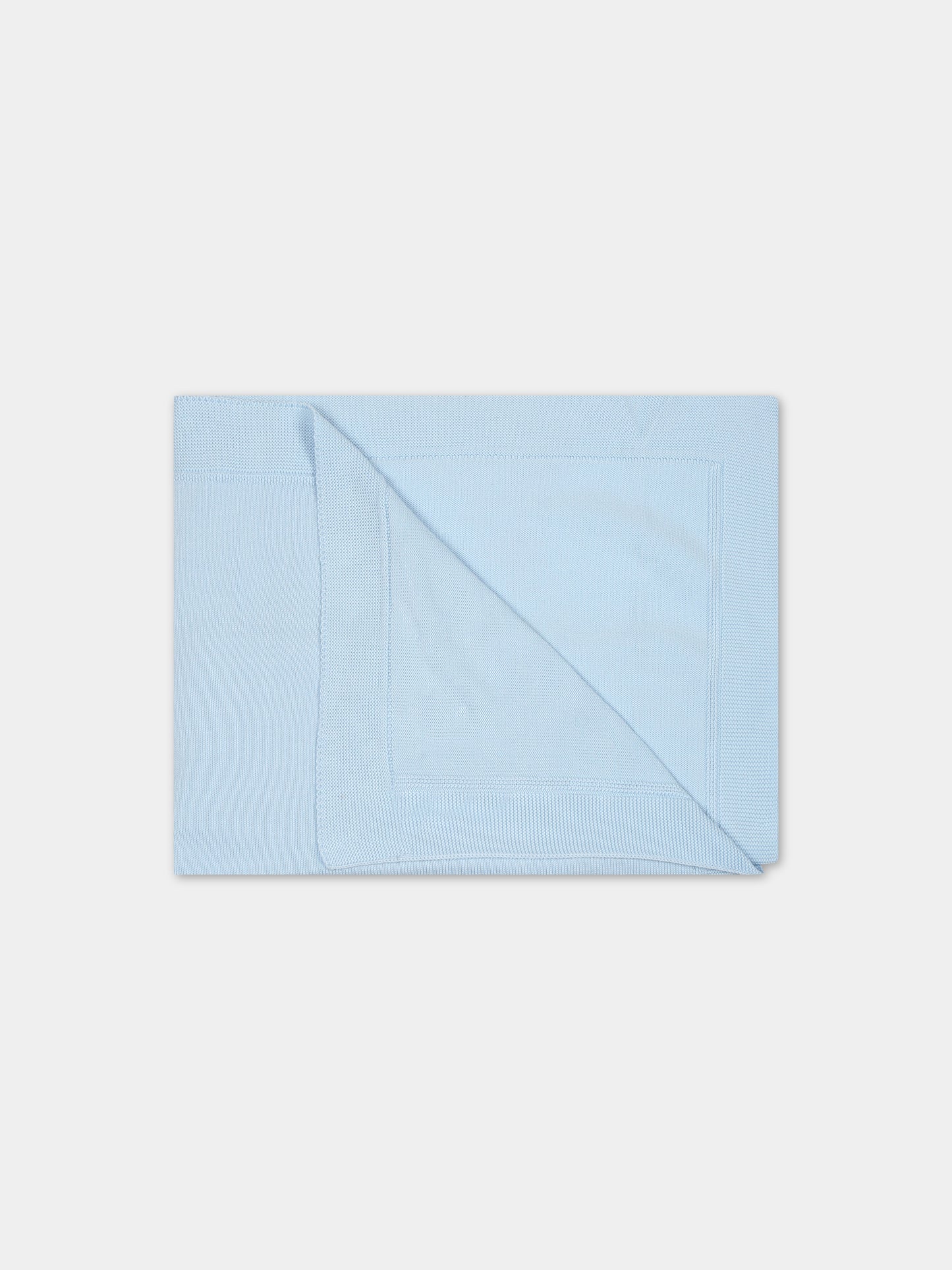 Coperta celeste per neonato con Teddy Bear,Moschino Kids,MUB00B LHE1340304