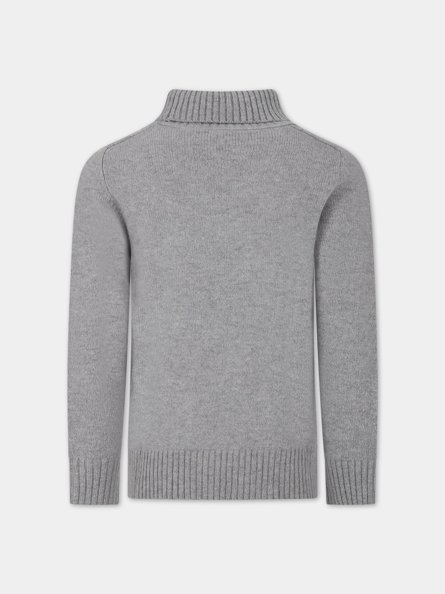 Dolcevita grigio per bambino,Paolo Pecora,PP3098 GRIGIO