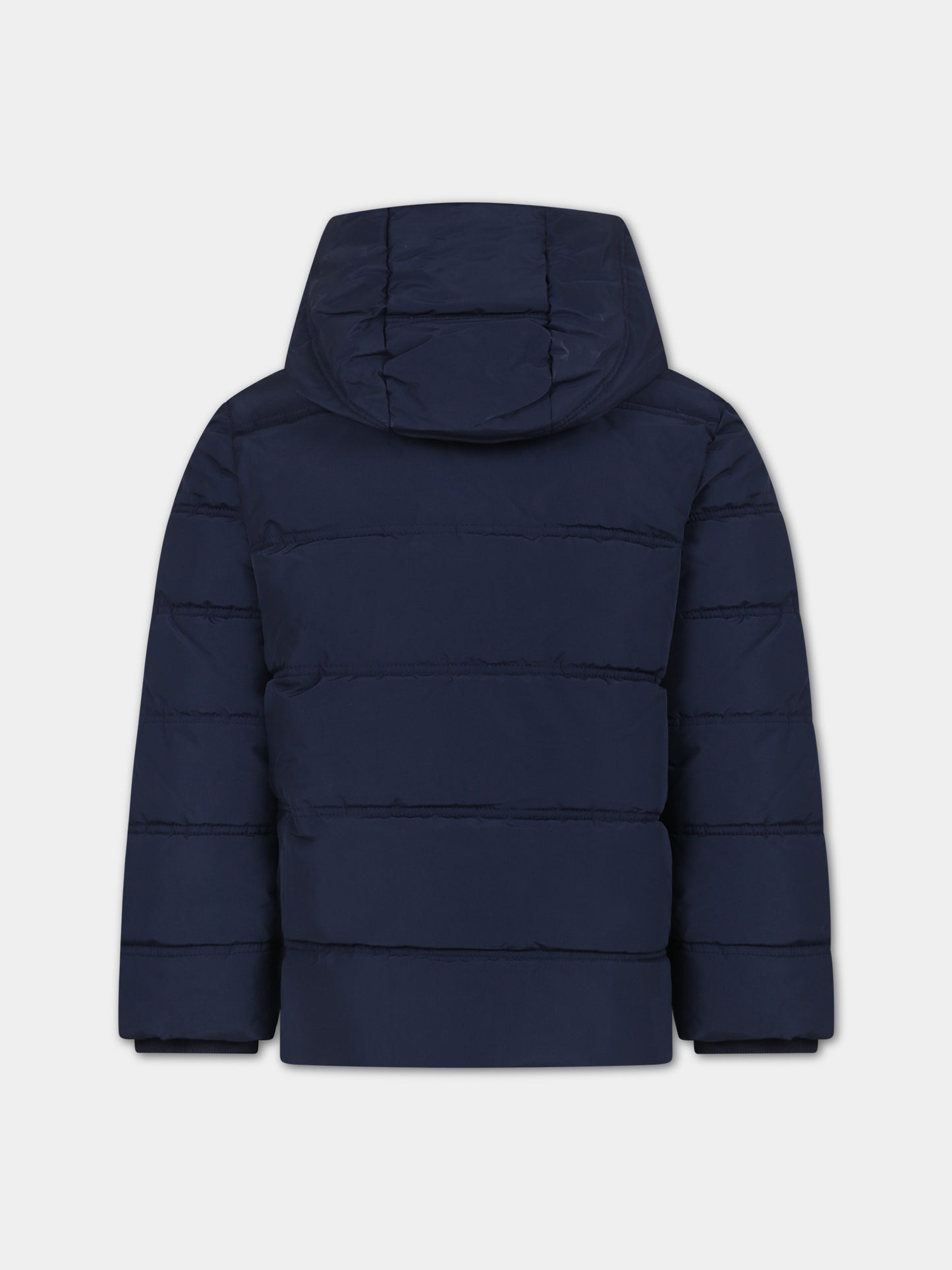 Piumino blu per bambino con logo,Boss,J26518 849