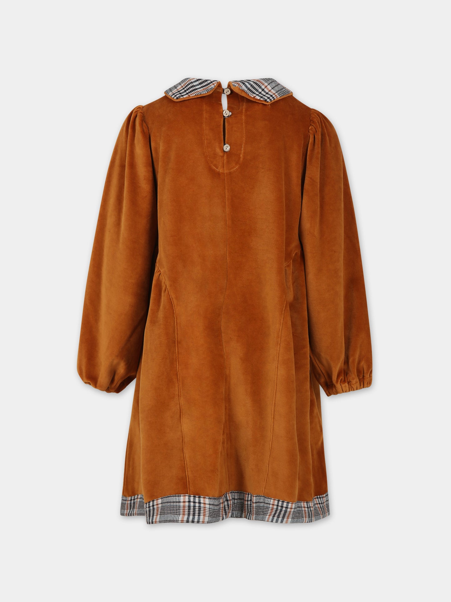 Vestito marrone per bambina,Farway Milano,AB06NSB