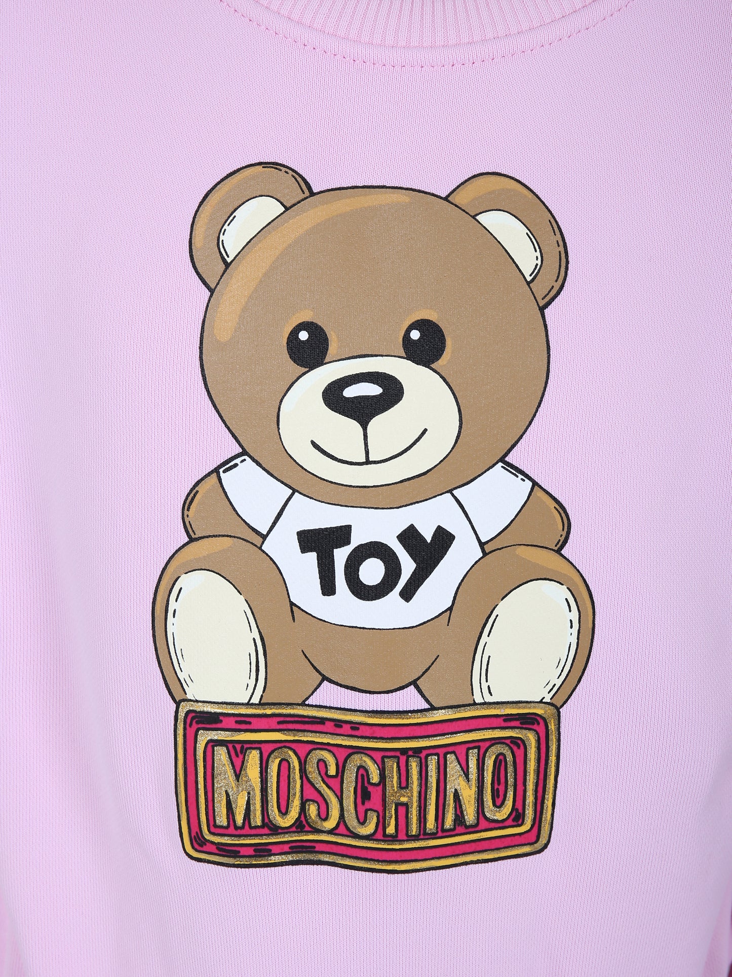 Completo rosa per bambina con Teddy Bear e logo,Moschino Kids,HDK02O LCA55 51684