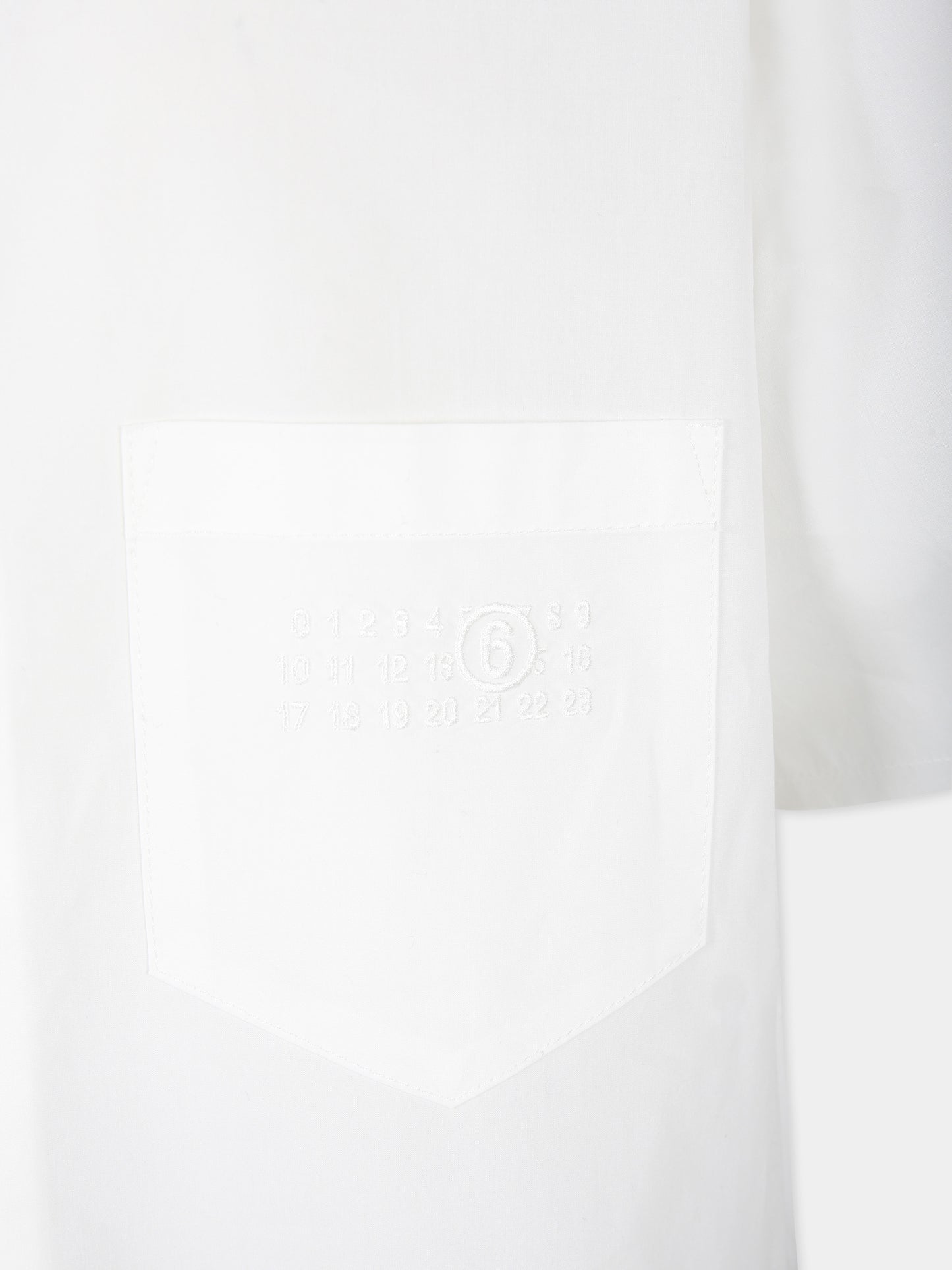 Vestito bianco per bambina con logo,Mm6 Maison Margiela,M60641 MM014 MM6D119U M6C25