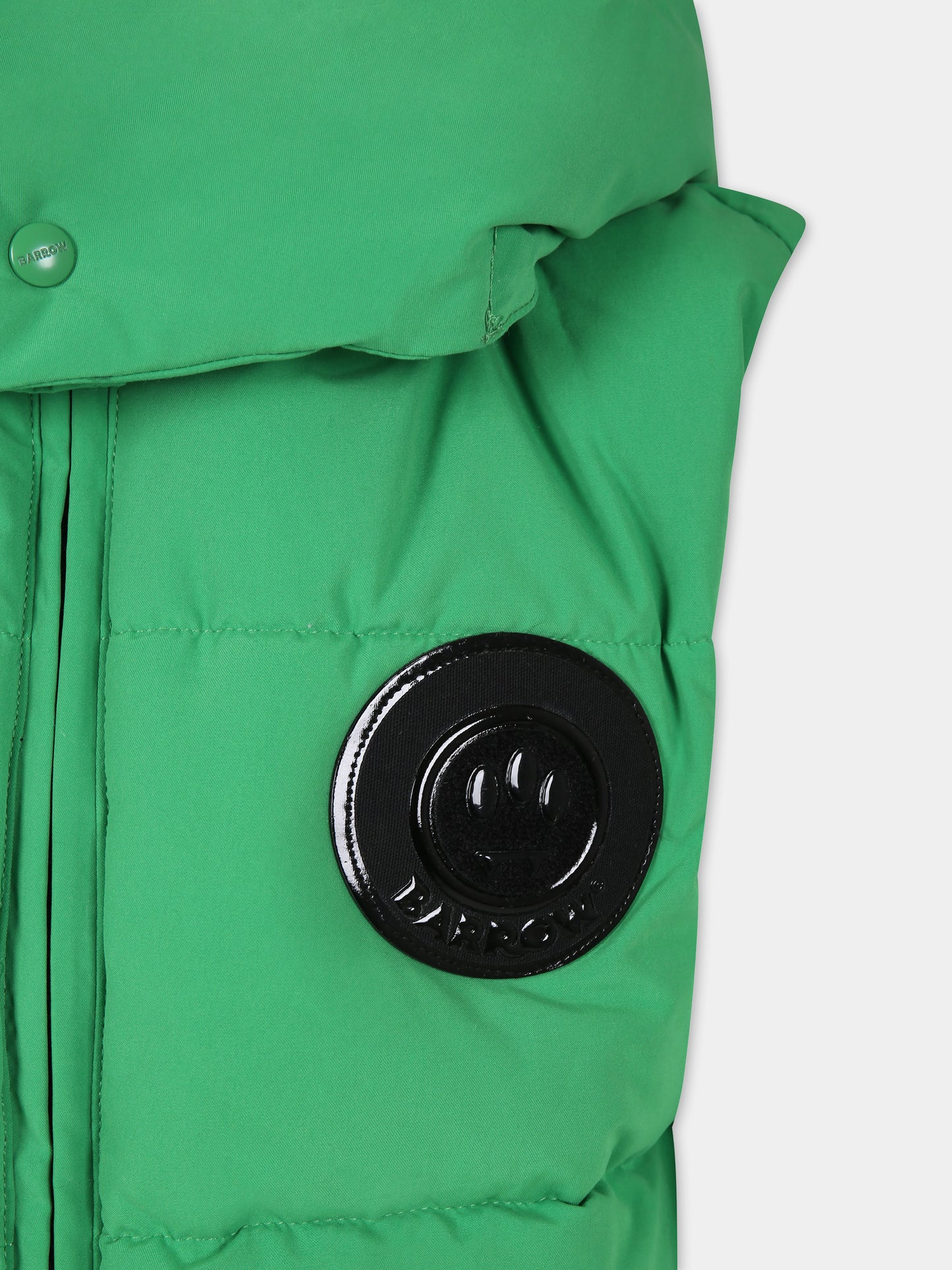 Gilet verde per bambini con logo,Barrow,F3BKJUPF012 BW012