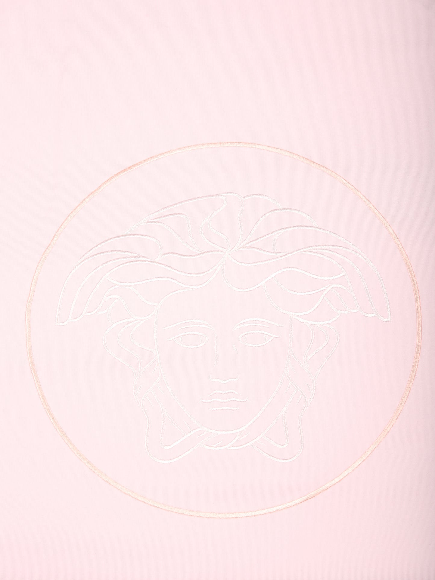 Coperta rosa per neonata con Medusa,Versace,1000092 1A11234 2P100