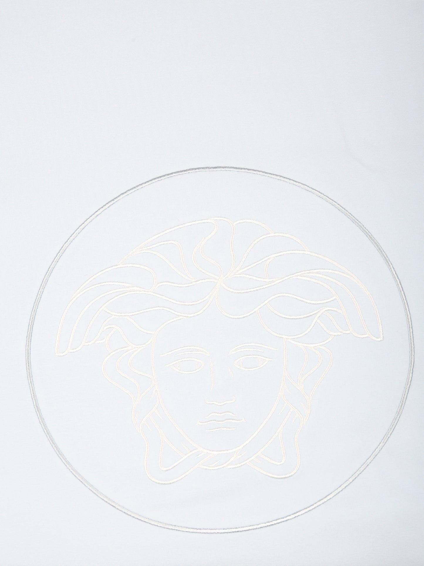Coperta celeste per neonato con Medusa,Versace,1000092 1A11234 2V140