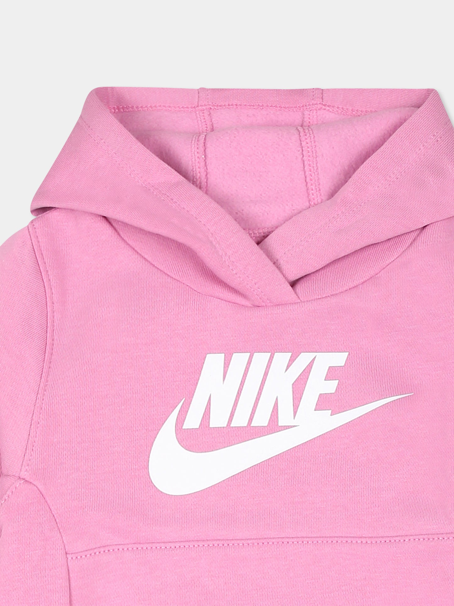 Completo rosa per neonata con logo,Nike,66L135 ACG
