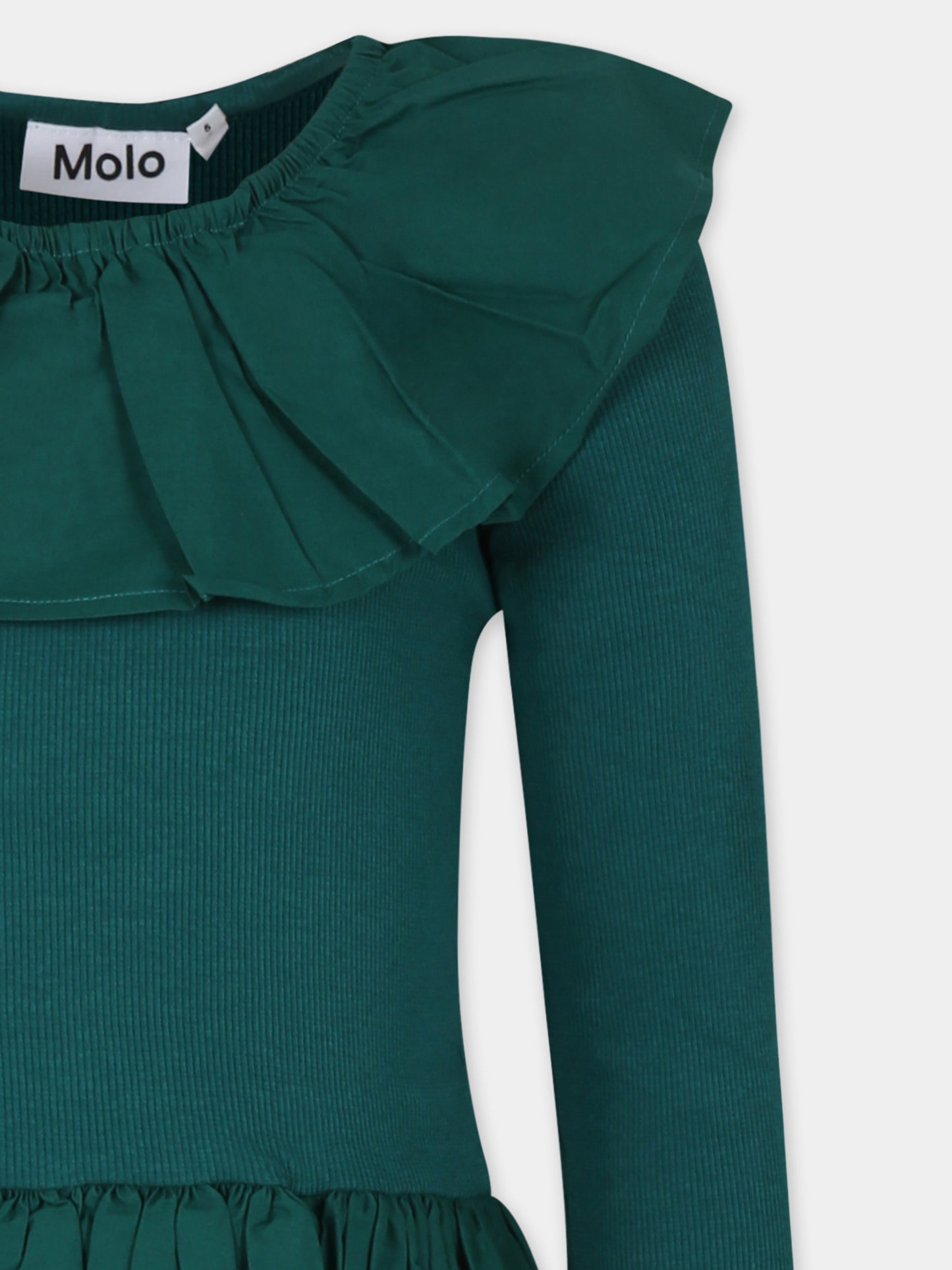 Vestito verde Cille per bambina,Molo,2W24E201 8951