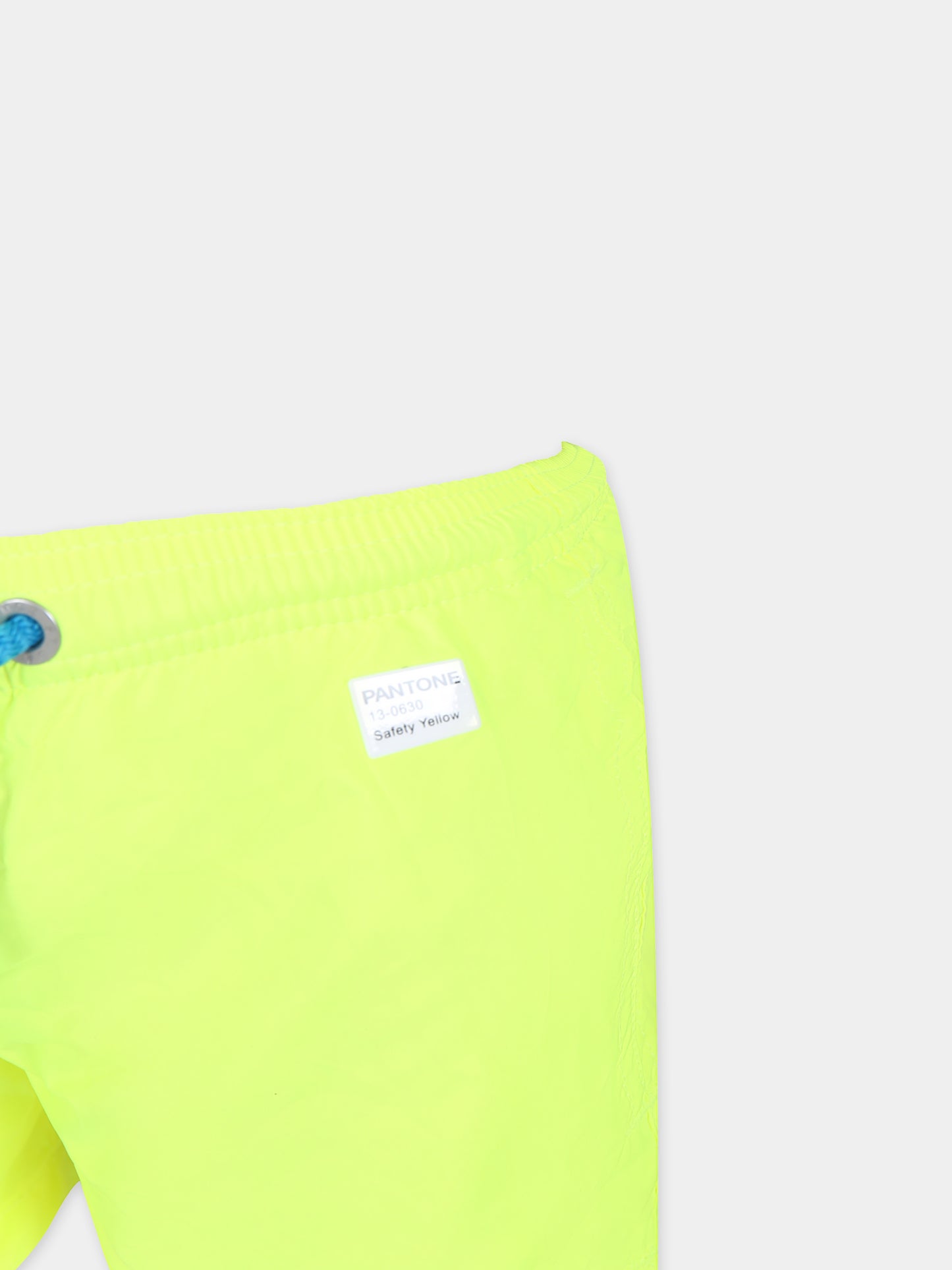 Boxer mare giallo per bambino con logo,Mc2 Saint Barth,JEA0012 01147F